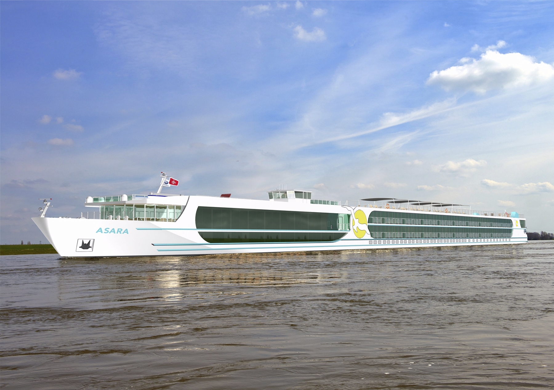  Eleganter Flussschiffneubau für Phoenix Reisen