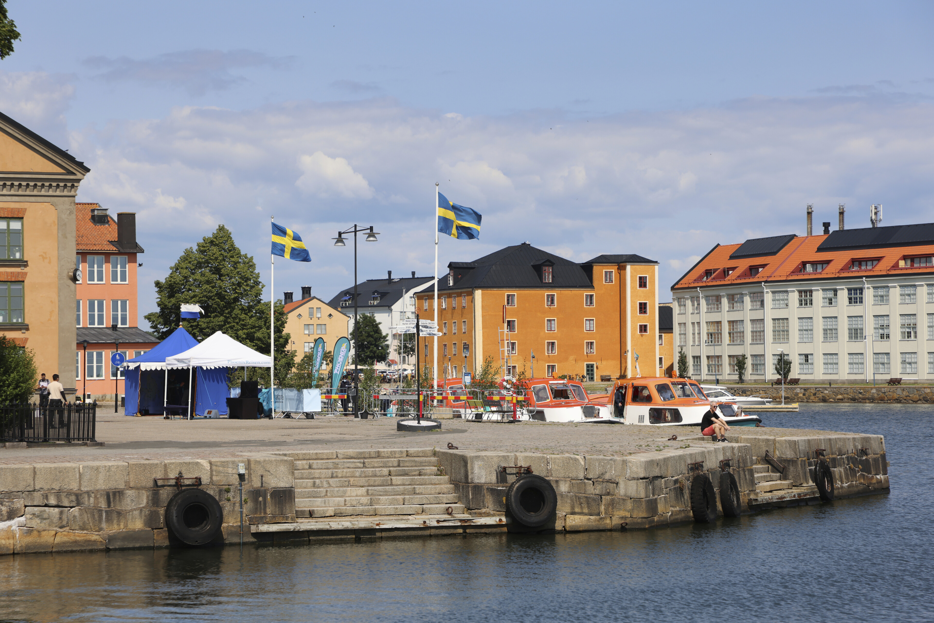 Tenderboote der MS Artania in Karlskrona