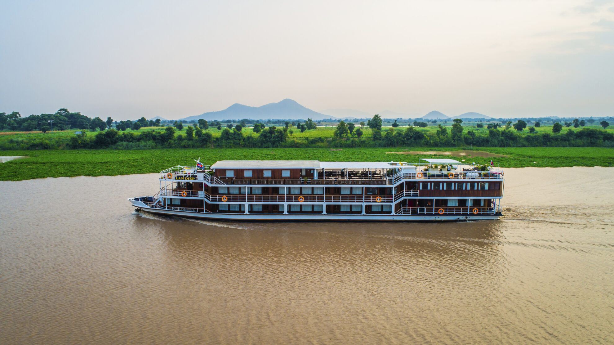 MS Lan Diep auf dem Mekong