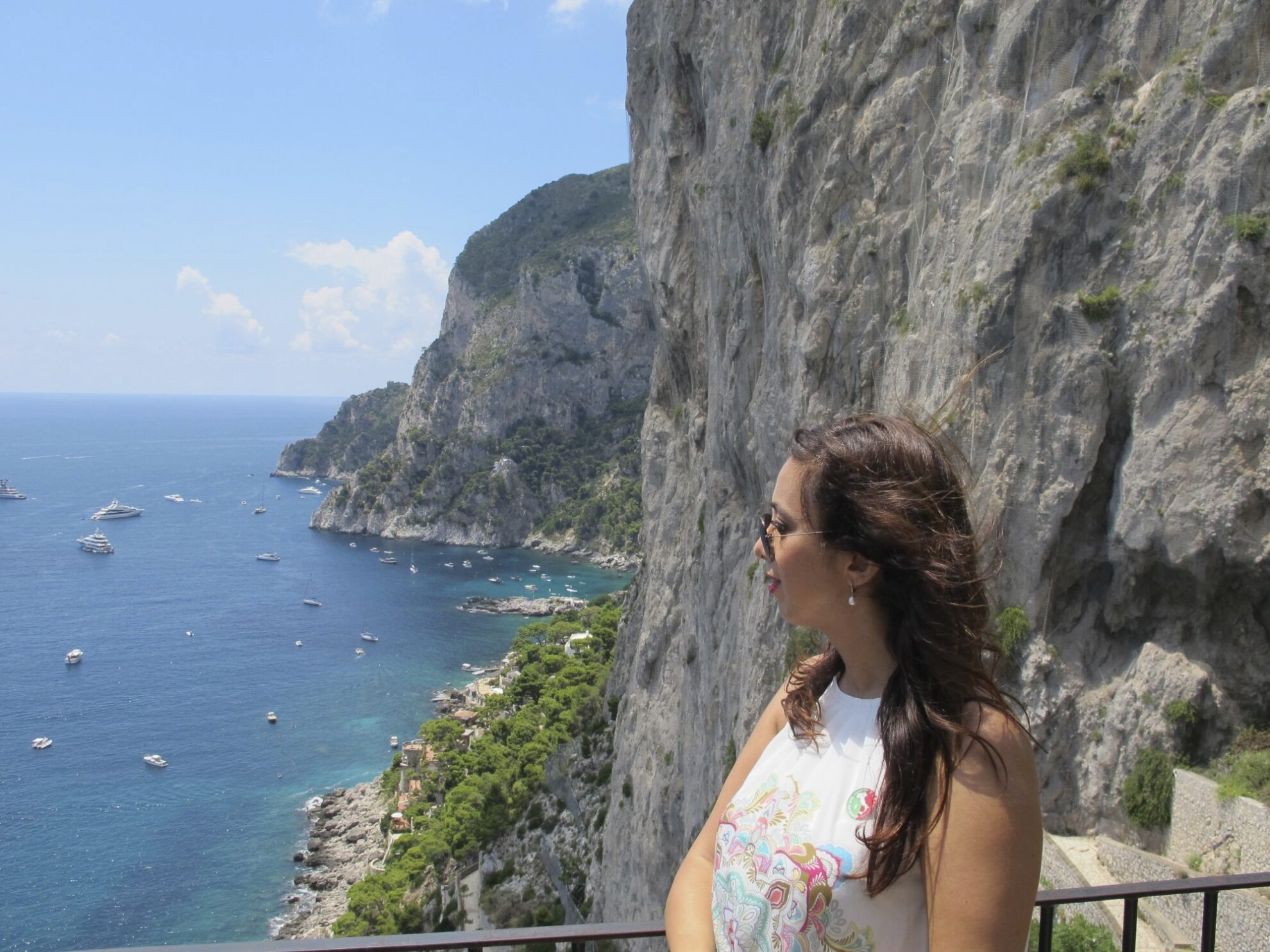 traumhafter Ausblick an der Amalfiküste, Italien