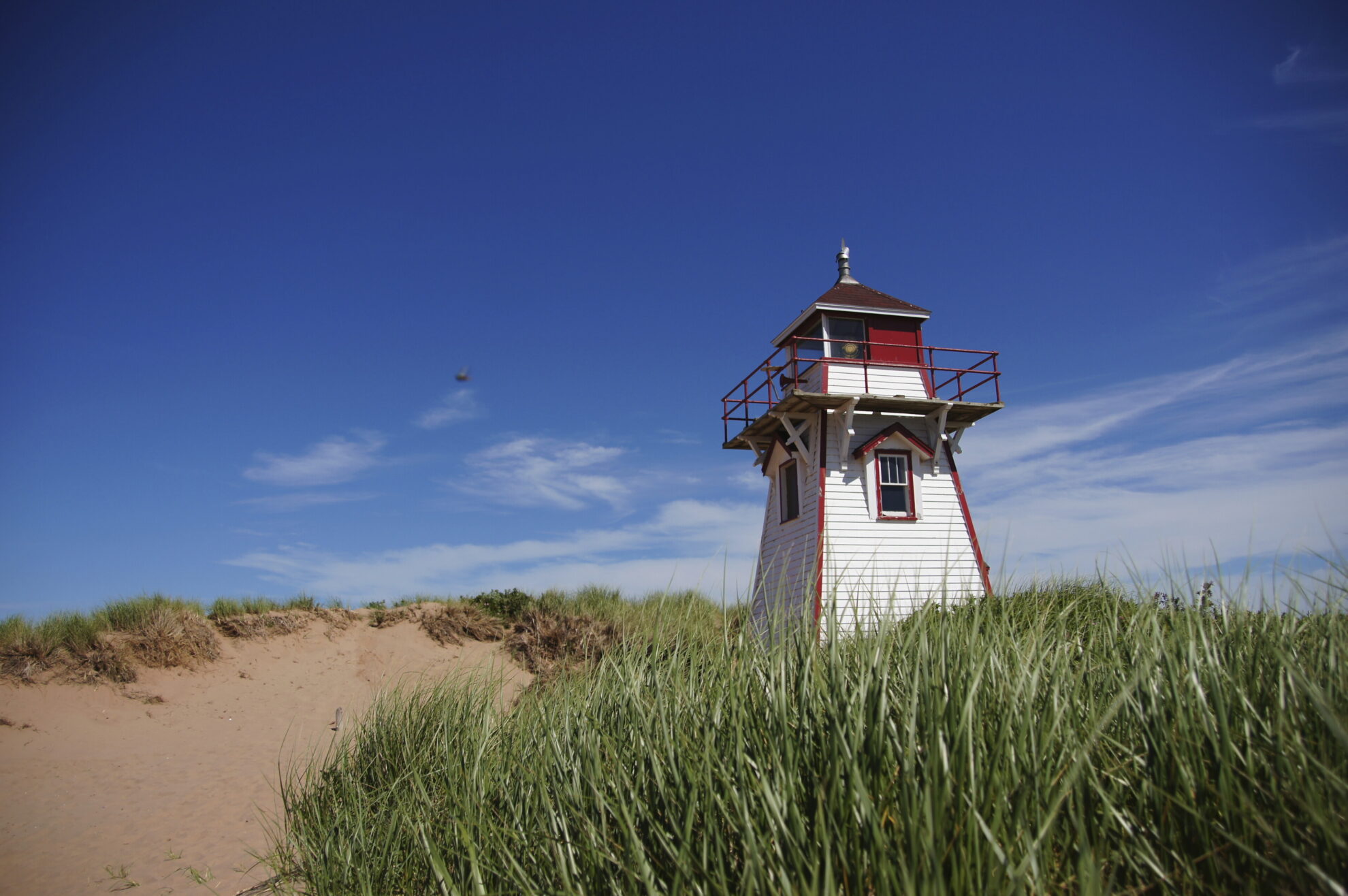 Leuchtturm in Lunenburg bei Halifax, Kanada