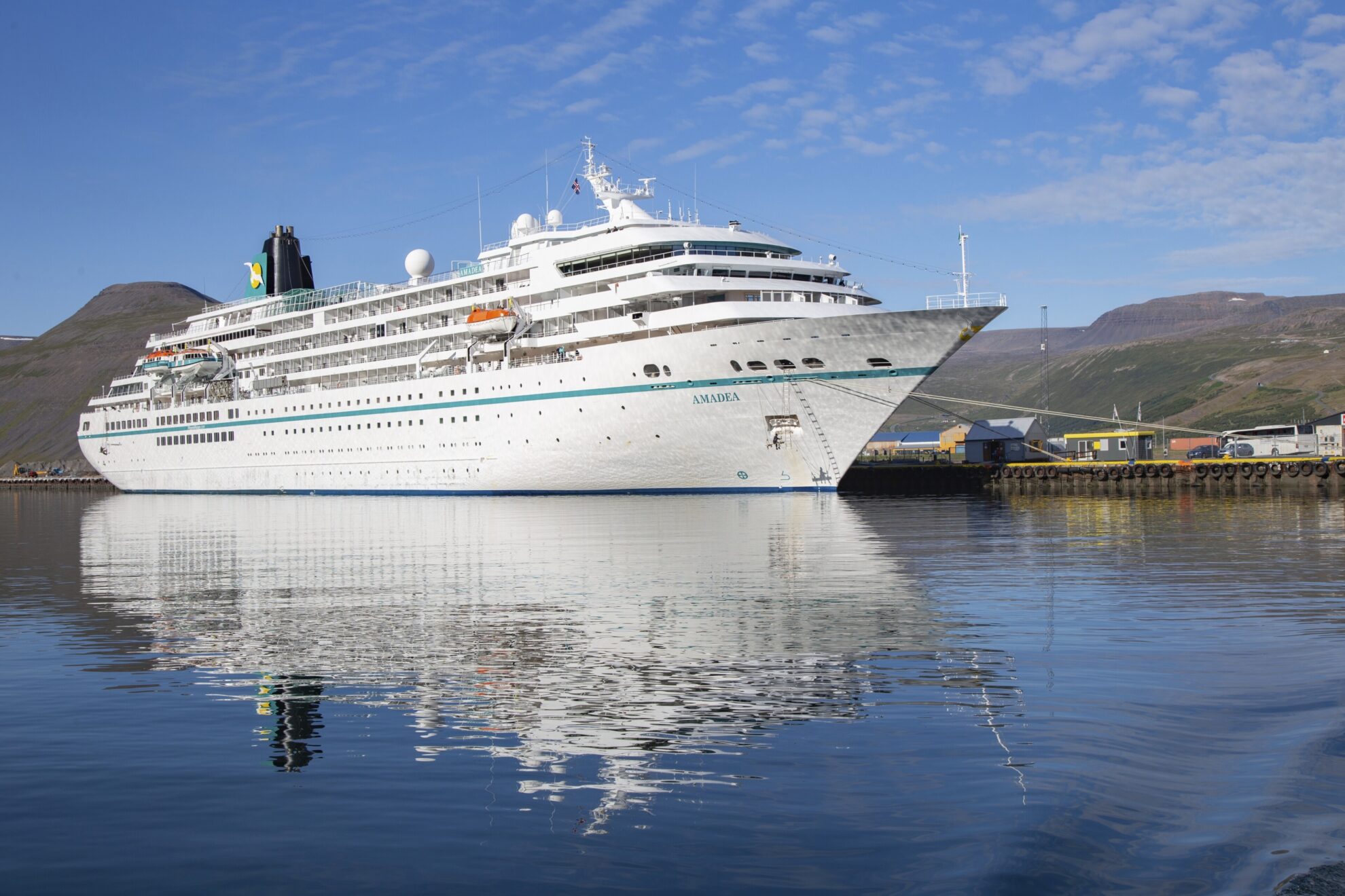 MS Amadea in Isafjordur