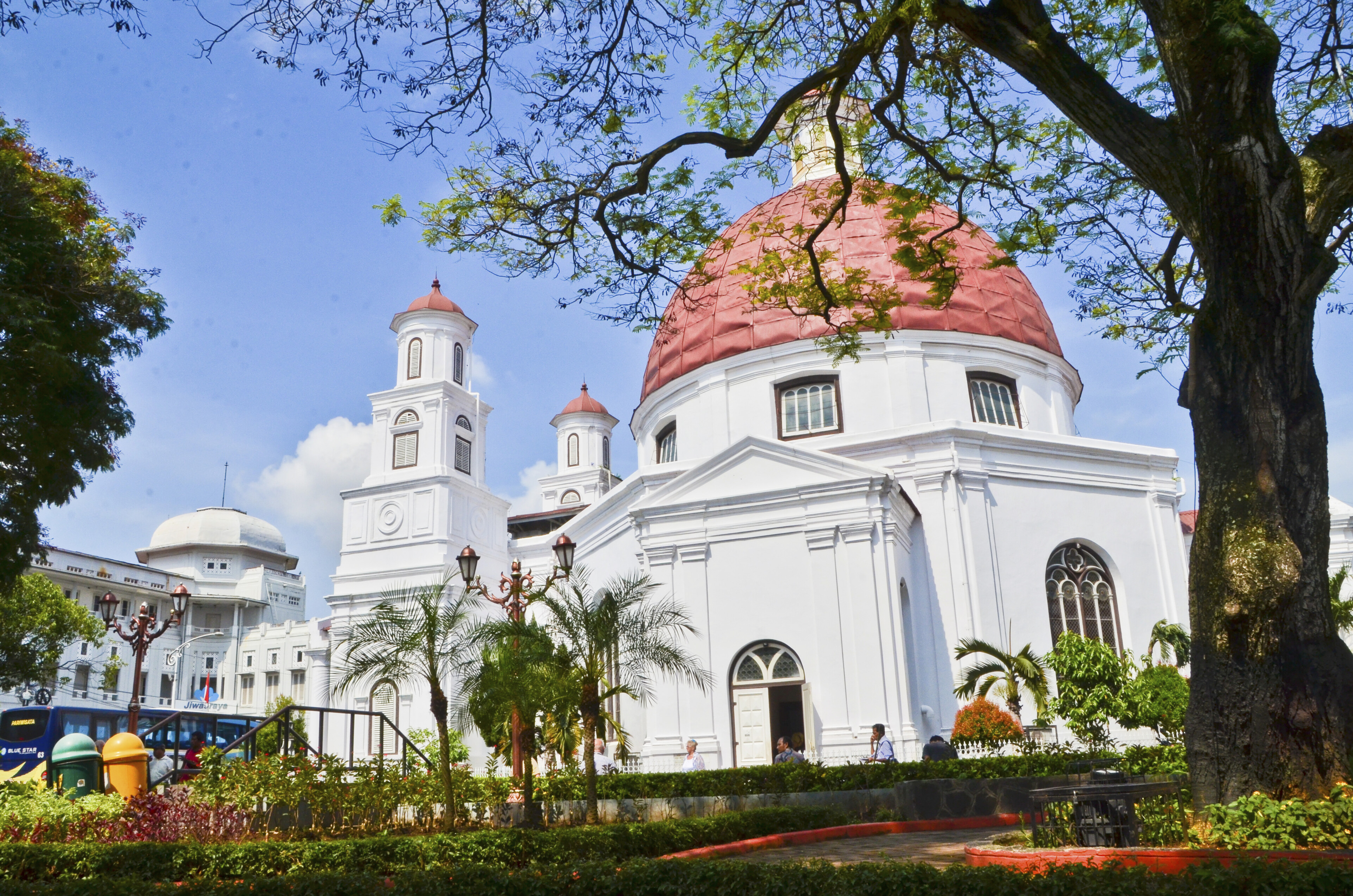 Blenduk Kirche in Semarang, Indonesien