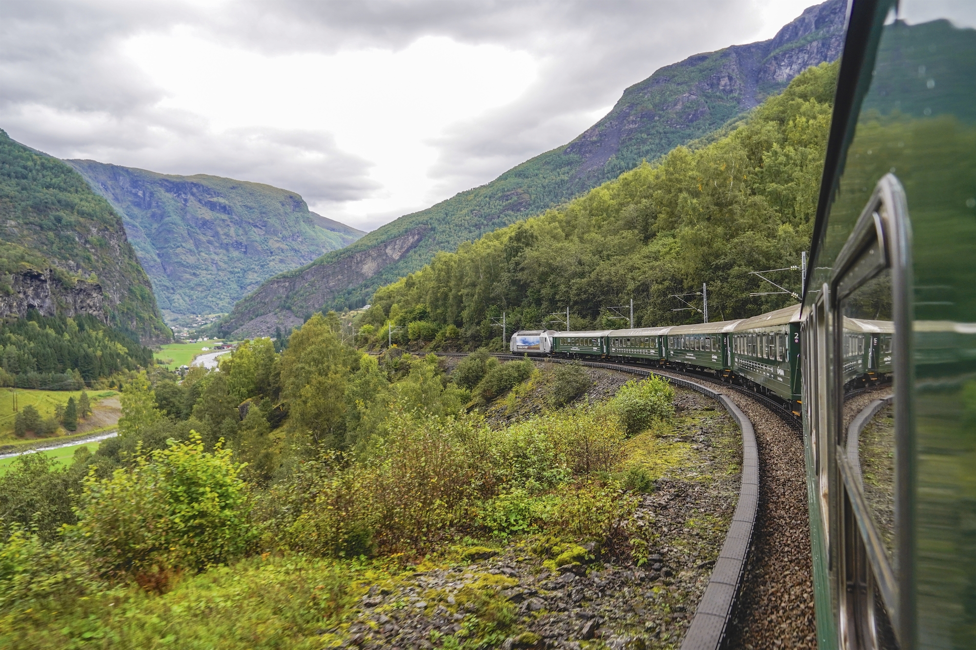 Fahrt mit der Flambahn