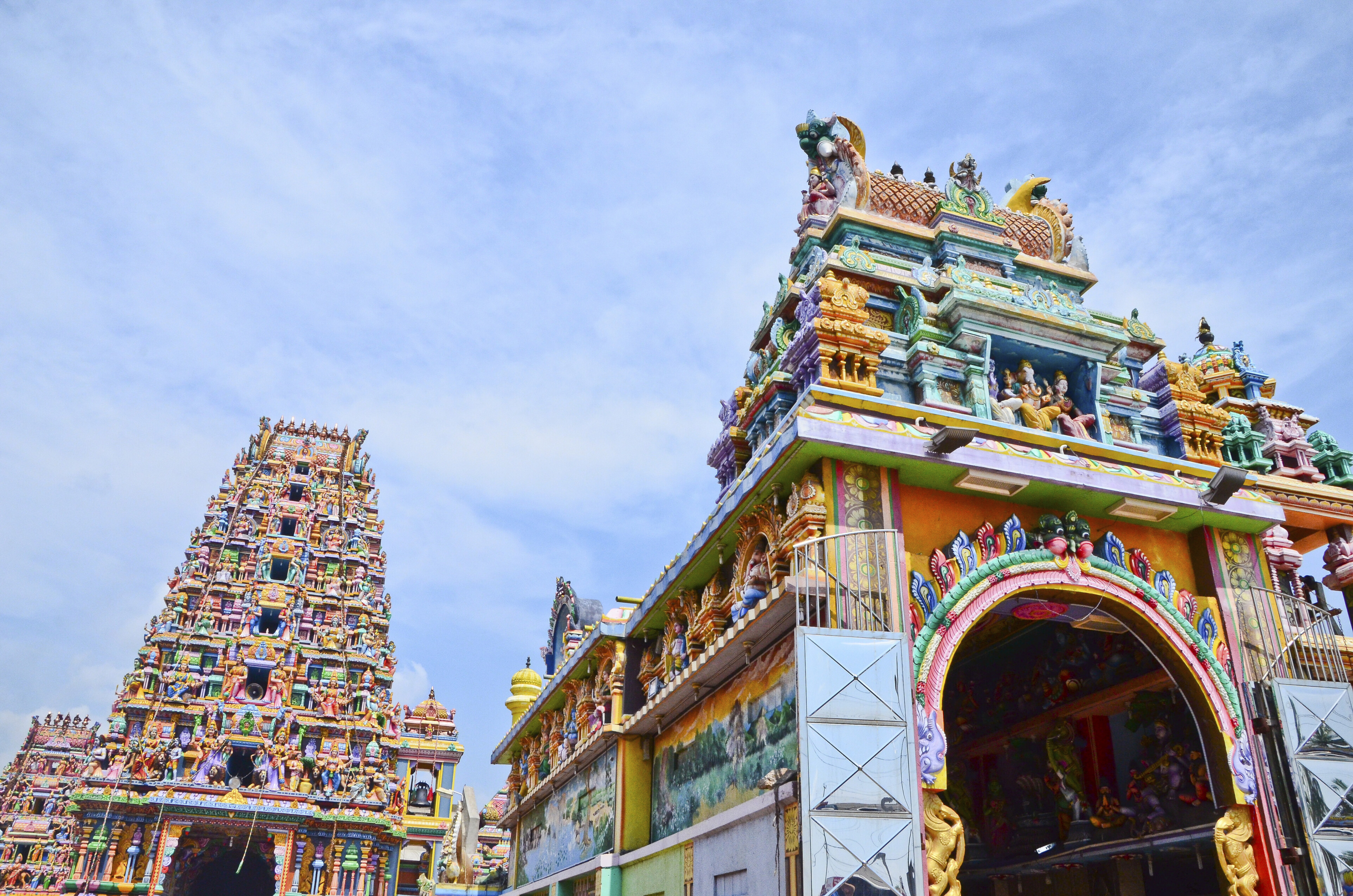 Pathirakali Amman Tempel in Trincomalee, Sri Lanka