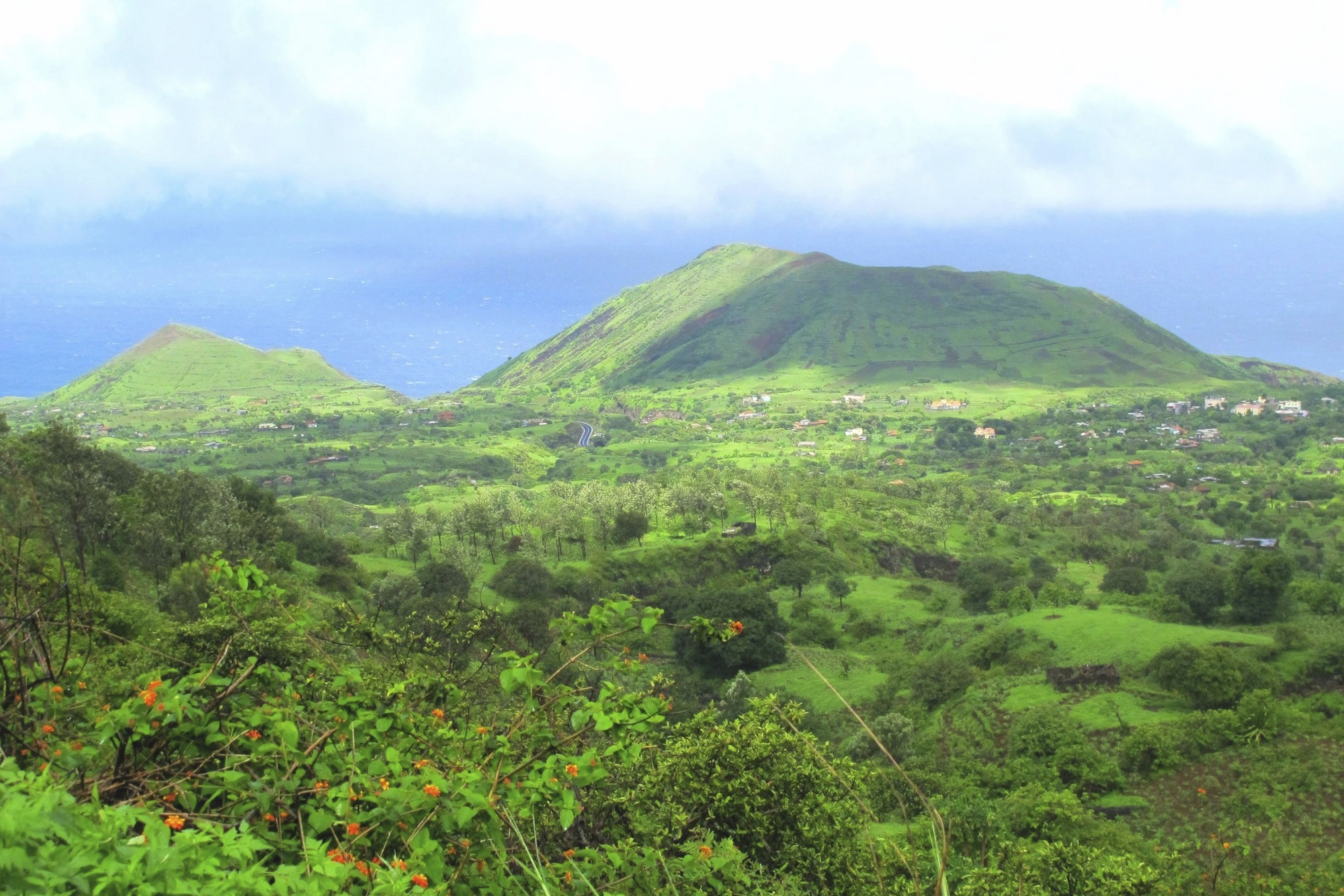 Blick über die Insel Fogo, Kap Verde