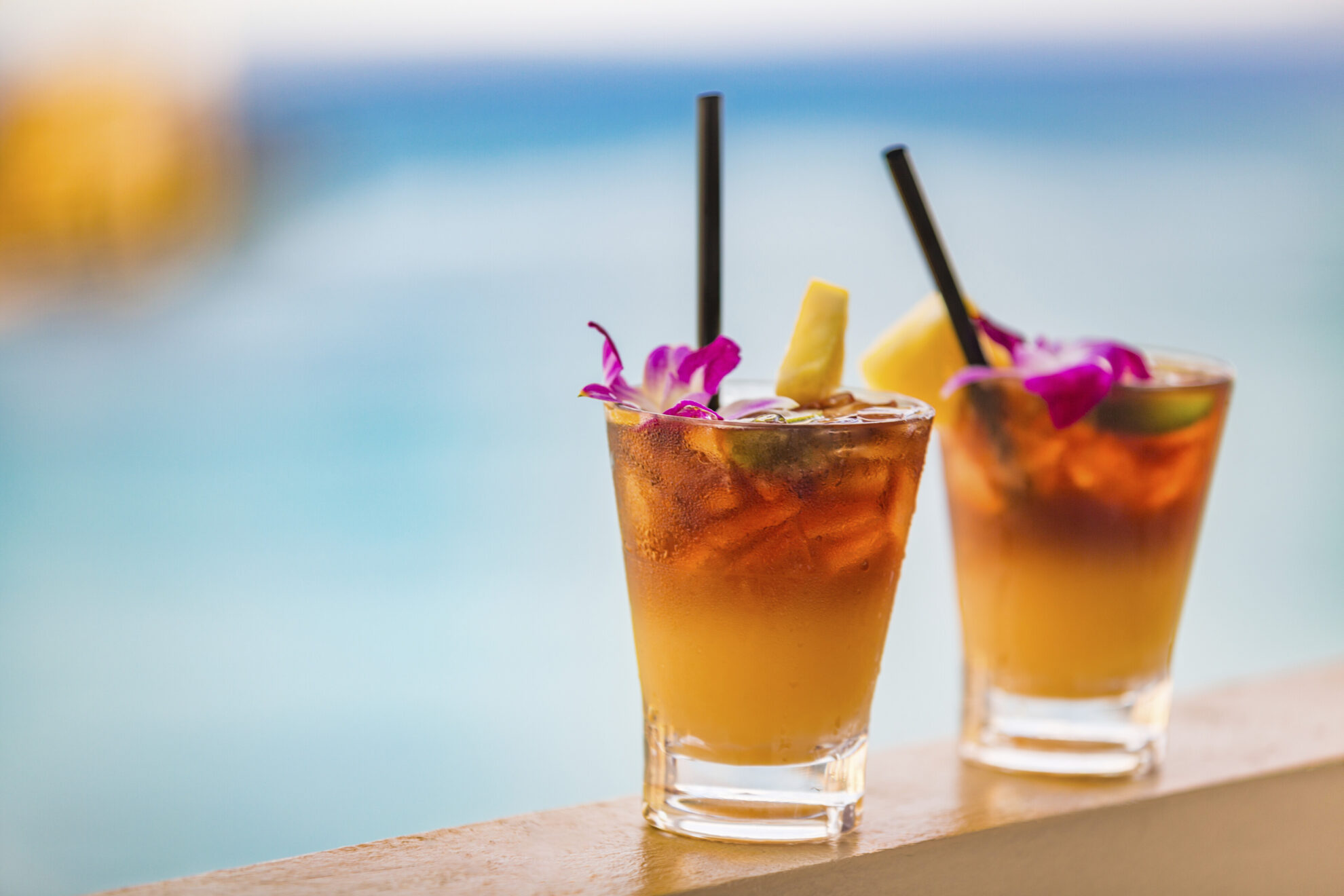 Cocktails in Honolulu, Hawaii