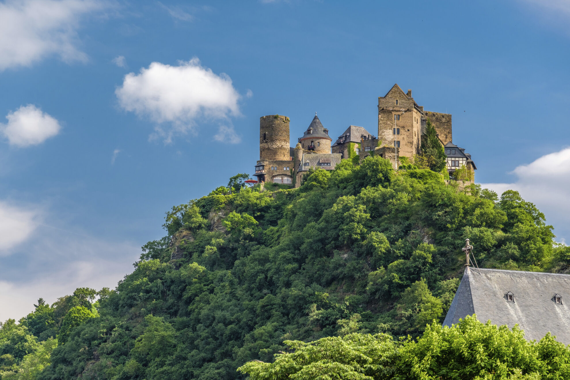 Schloss Schonburg in Oberwesel, Deutschland