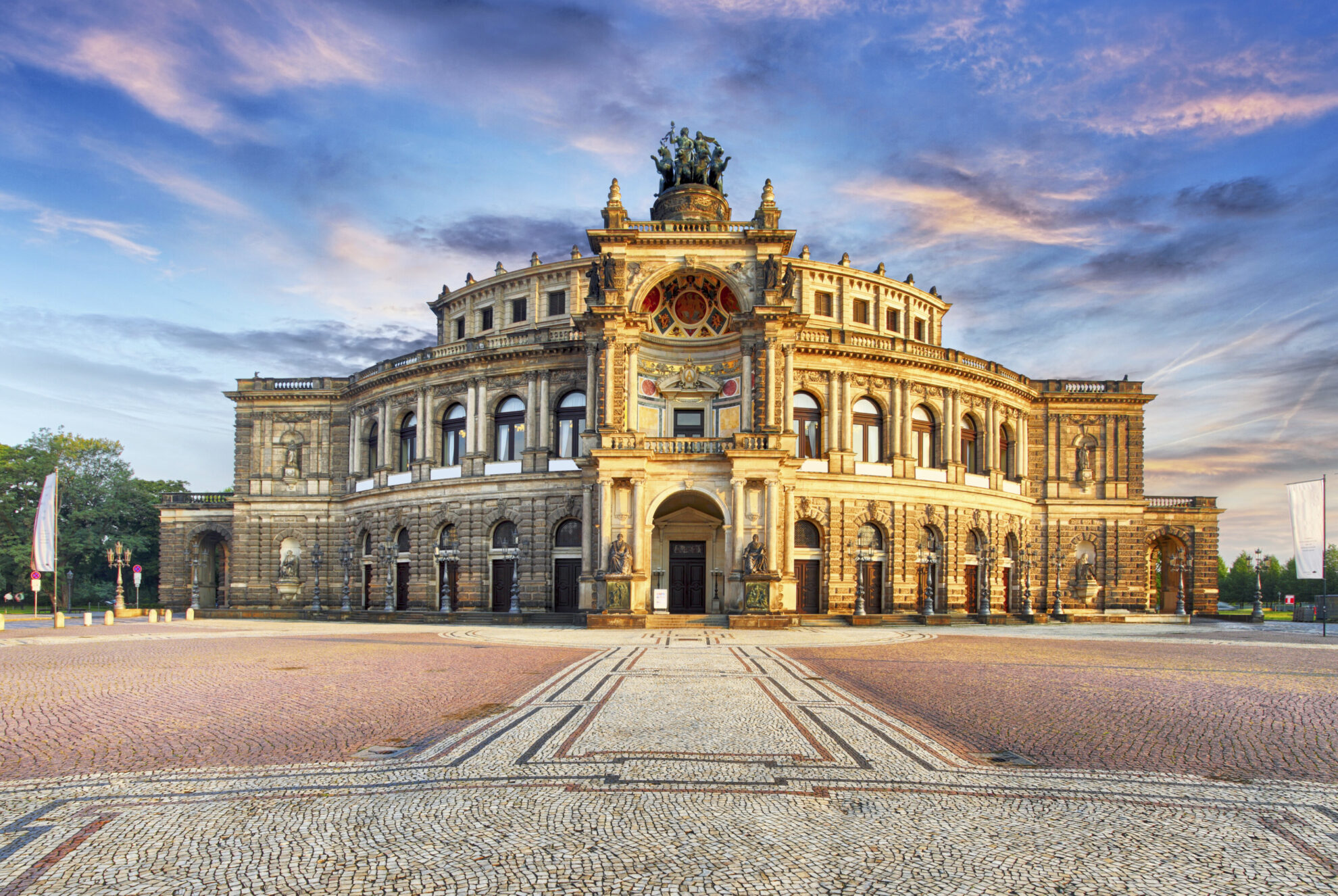 Semperoper in Dresden, Deutschland