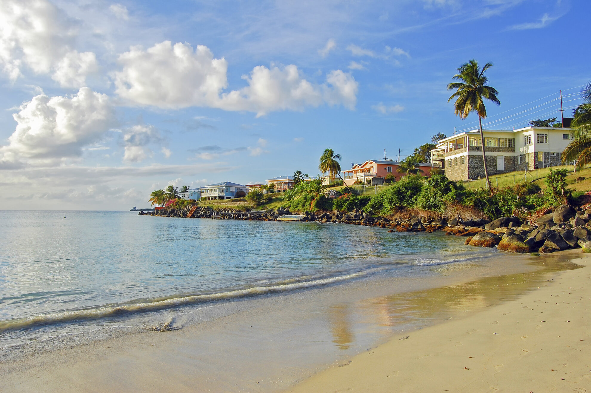 Grand Anse Strand in St. Georges an der Südküste von Grenada, Karibik
