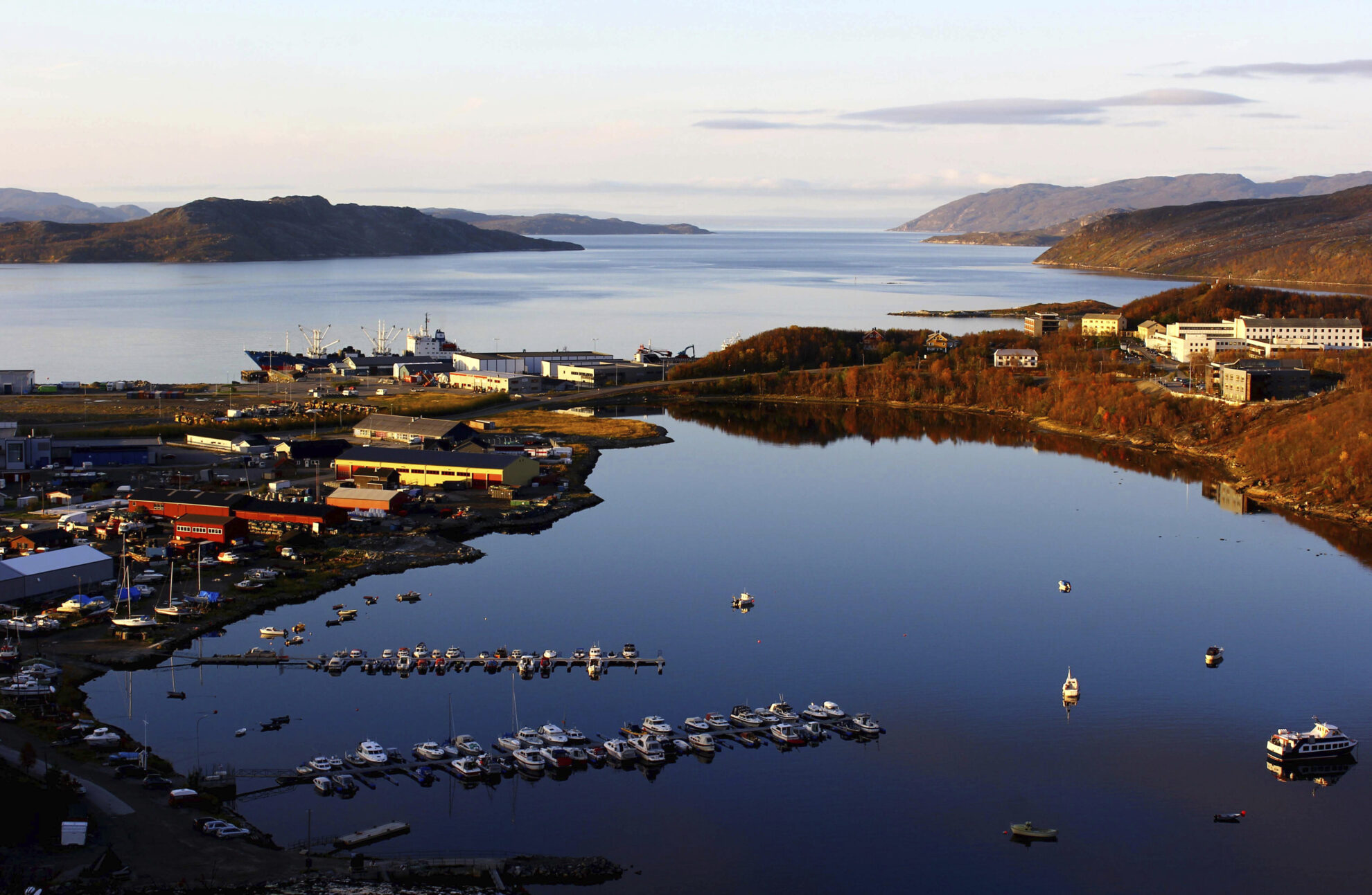 Hafen von Kirkenes, Norwegen