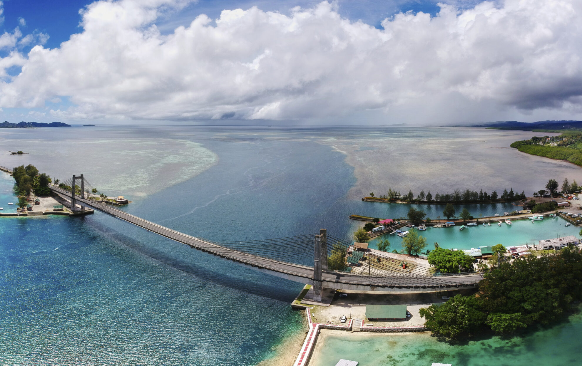 Babeldaob Brücke in Koror, Palau