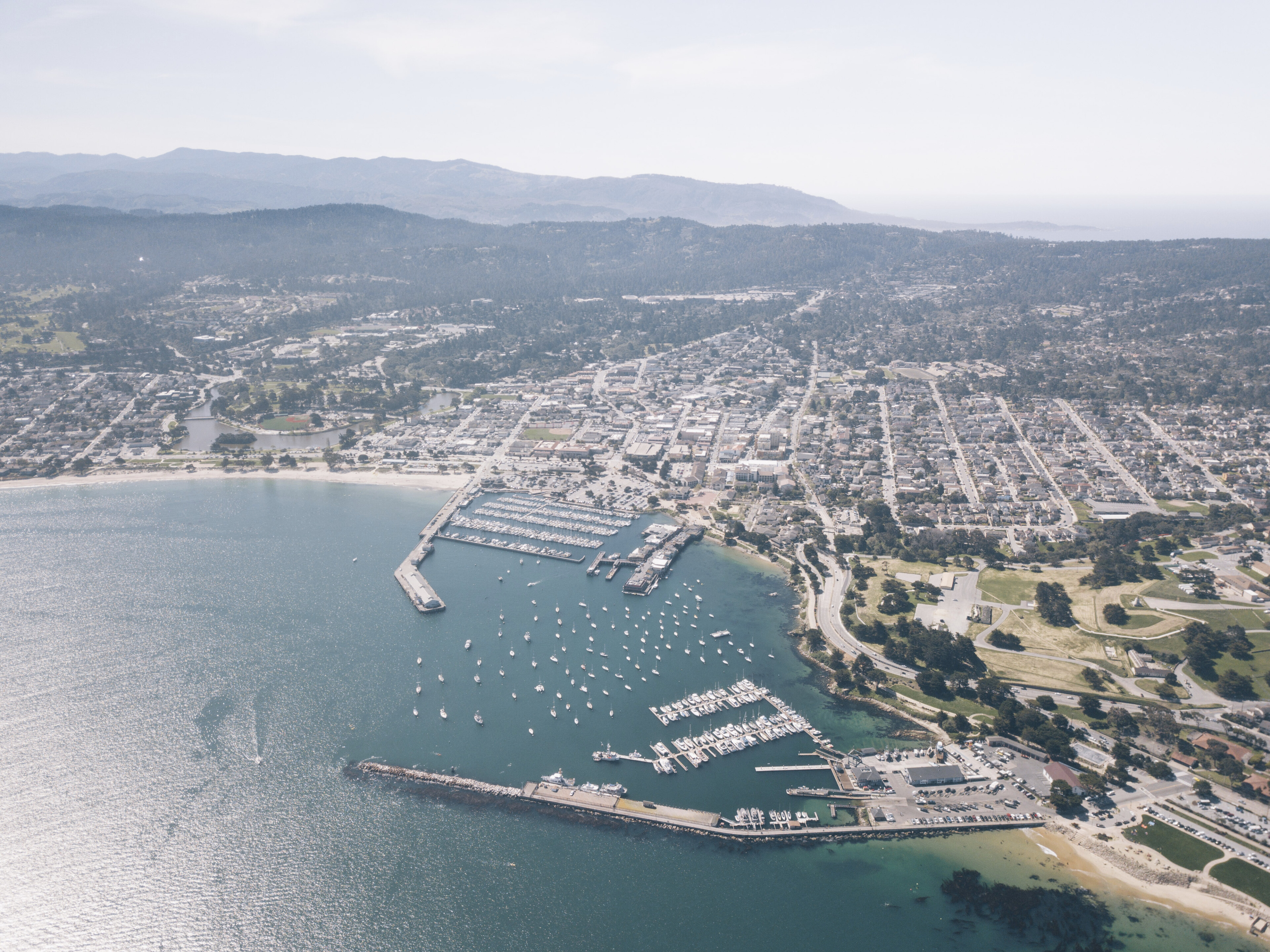 Luftansicht von Monterey, USA