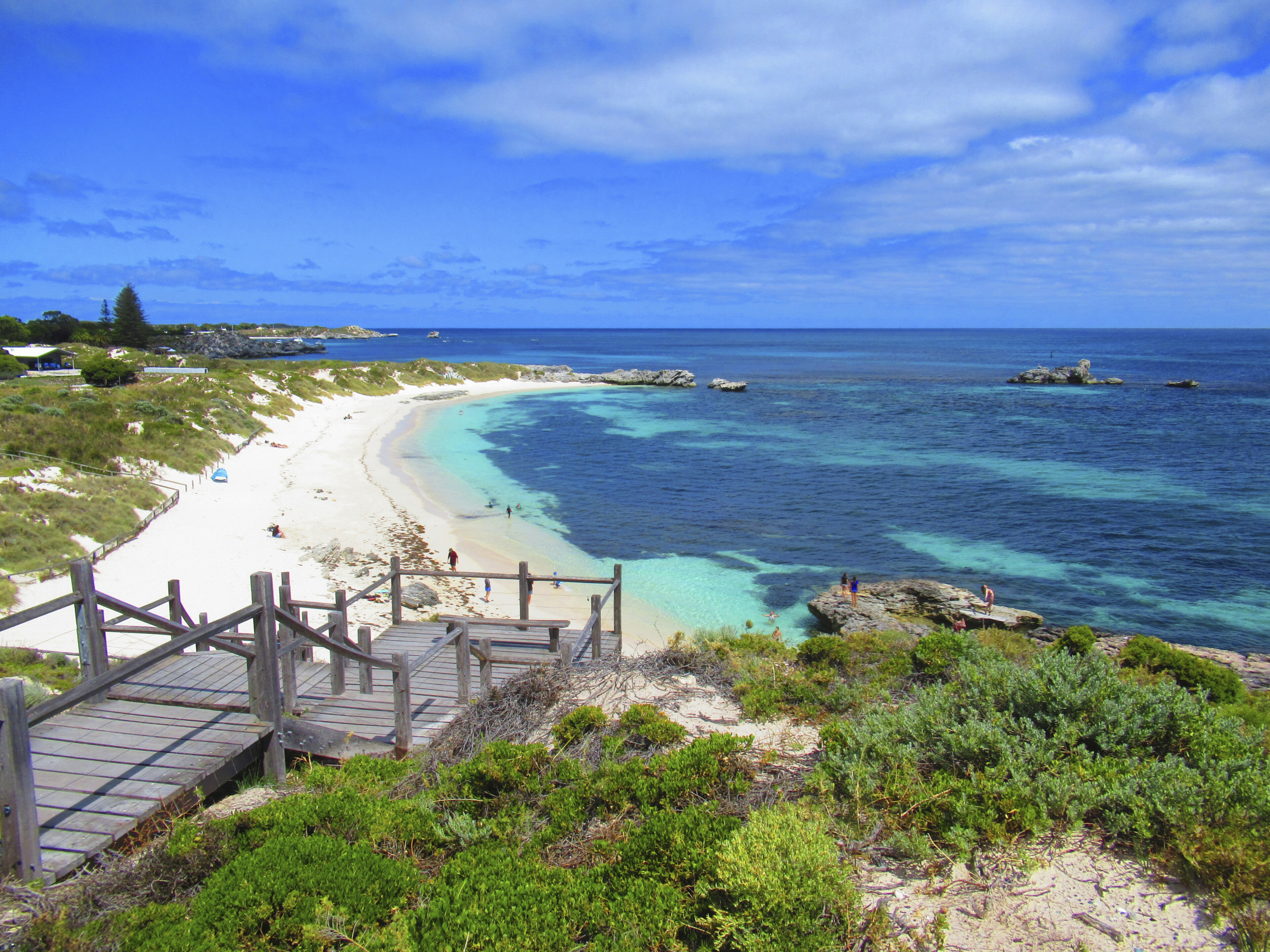 Strand am Insel Rottnest, Australien