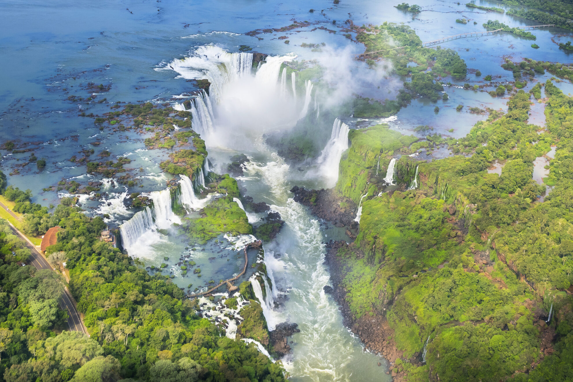 Iguaçu-Wasserfälle in Foz do Iguaçu, Brasilien