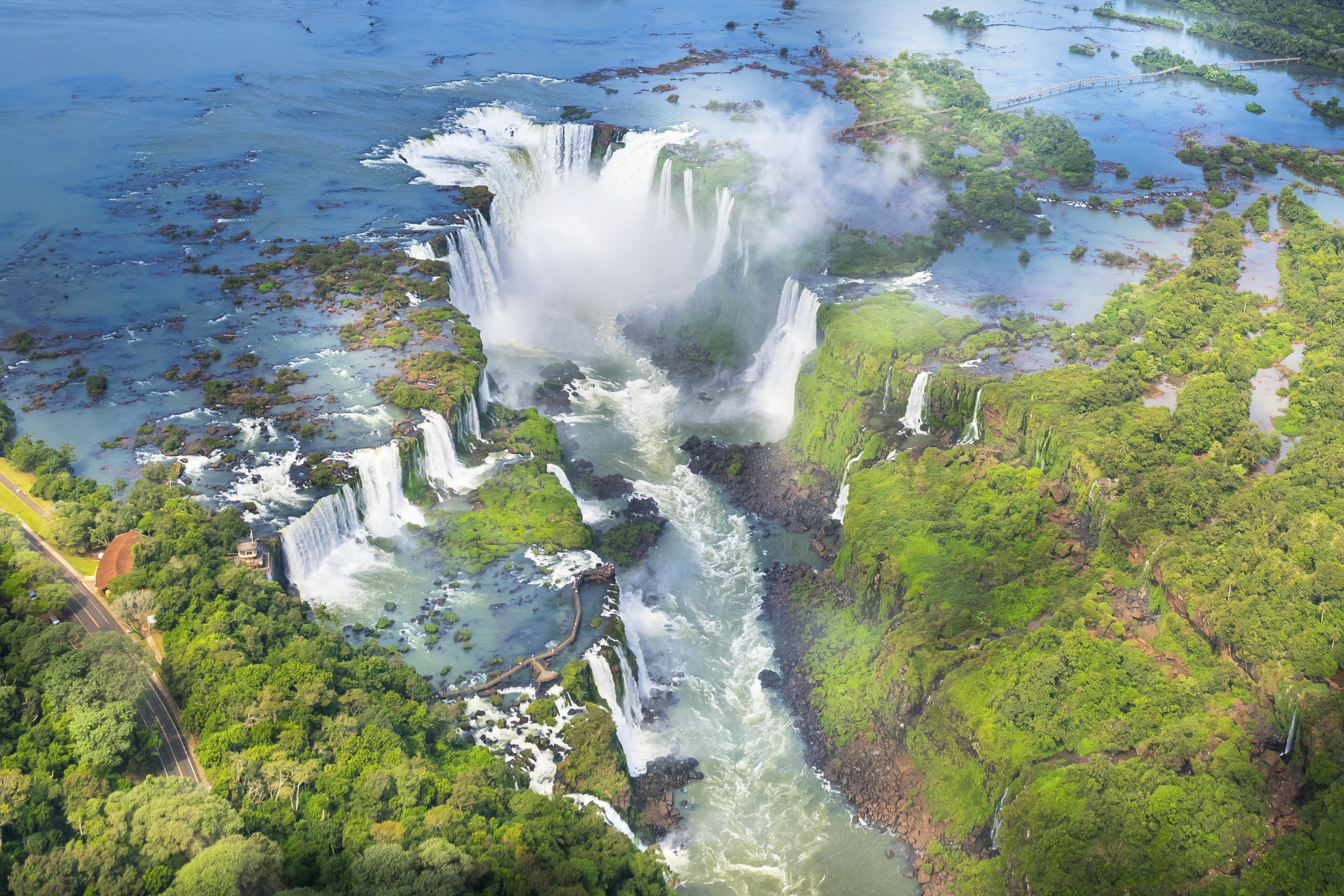 Iguaçu-Wasserfälle in Foz do Iguaçu, Brasilien