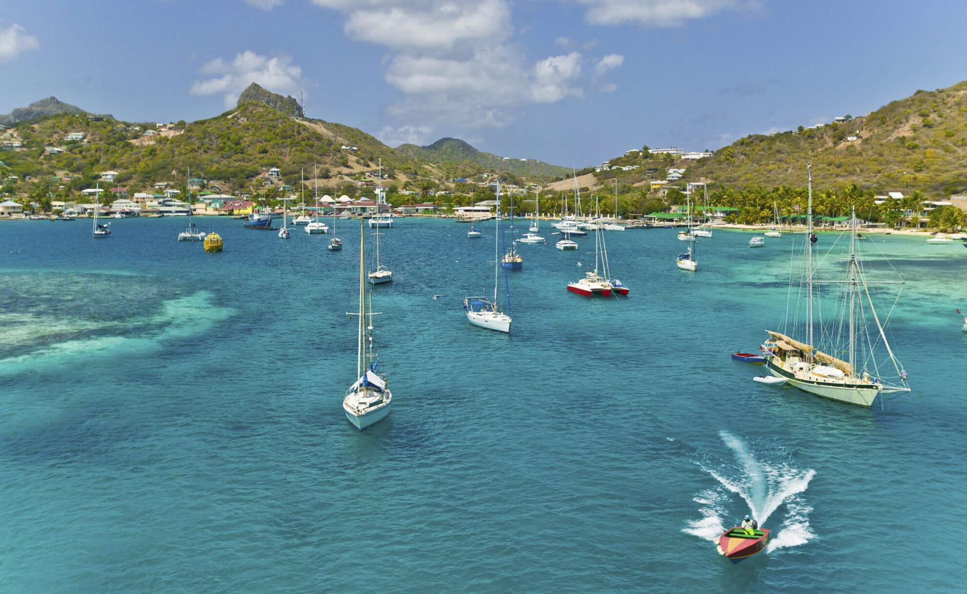 Hafen in Port Elizabeth, Saint Vincent