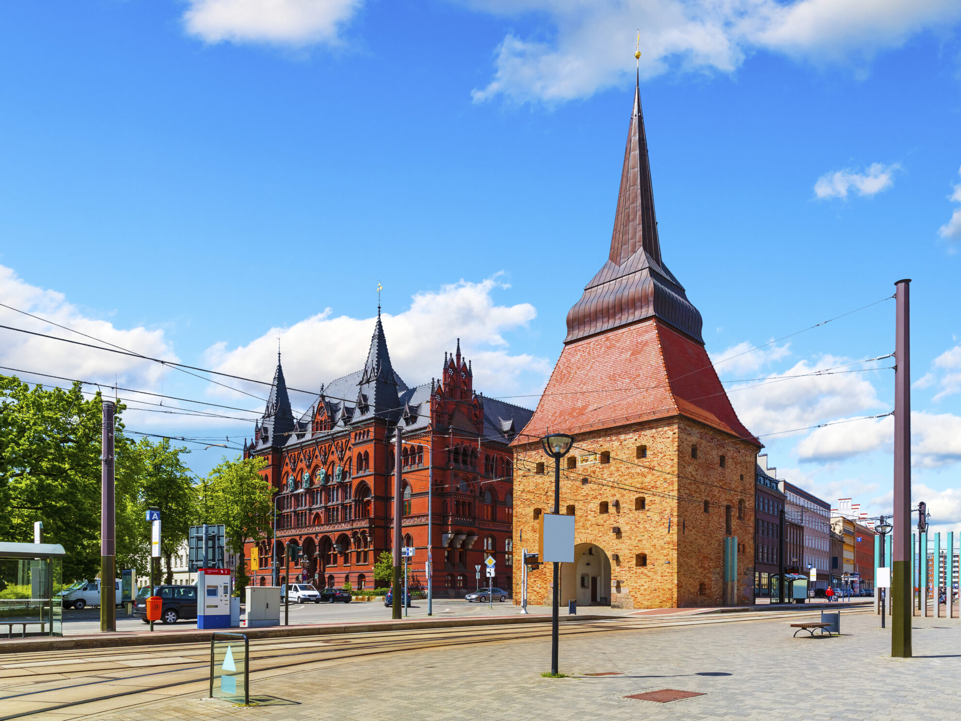 Steintor in Rostock, Deutschland