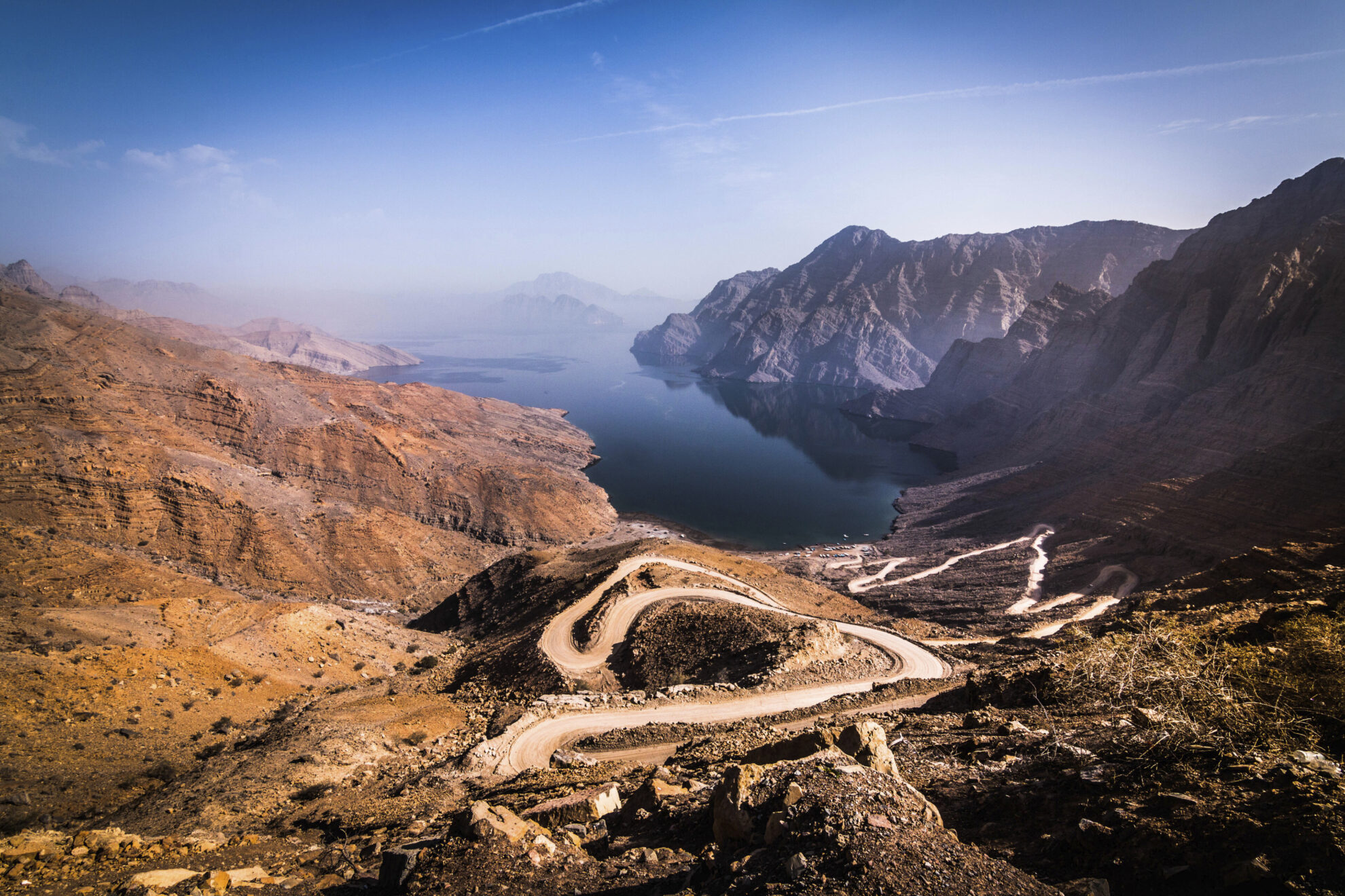 Gebirge in Khasab, Oman