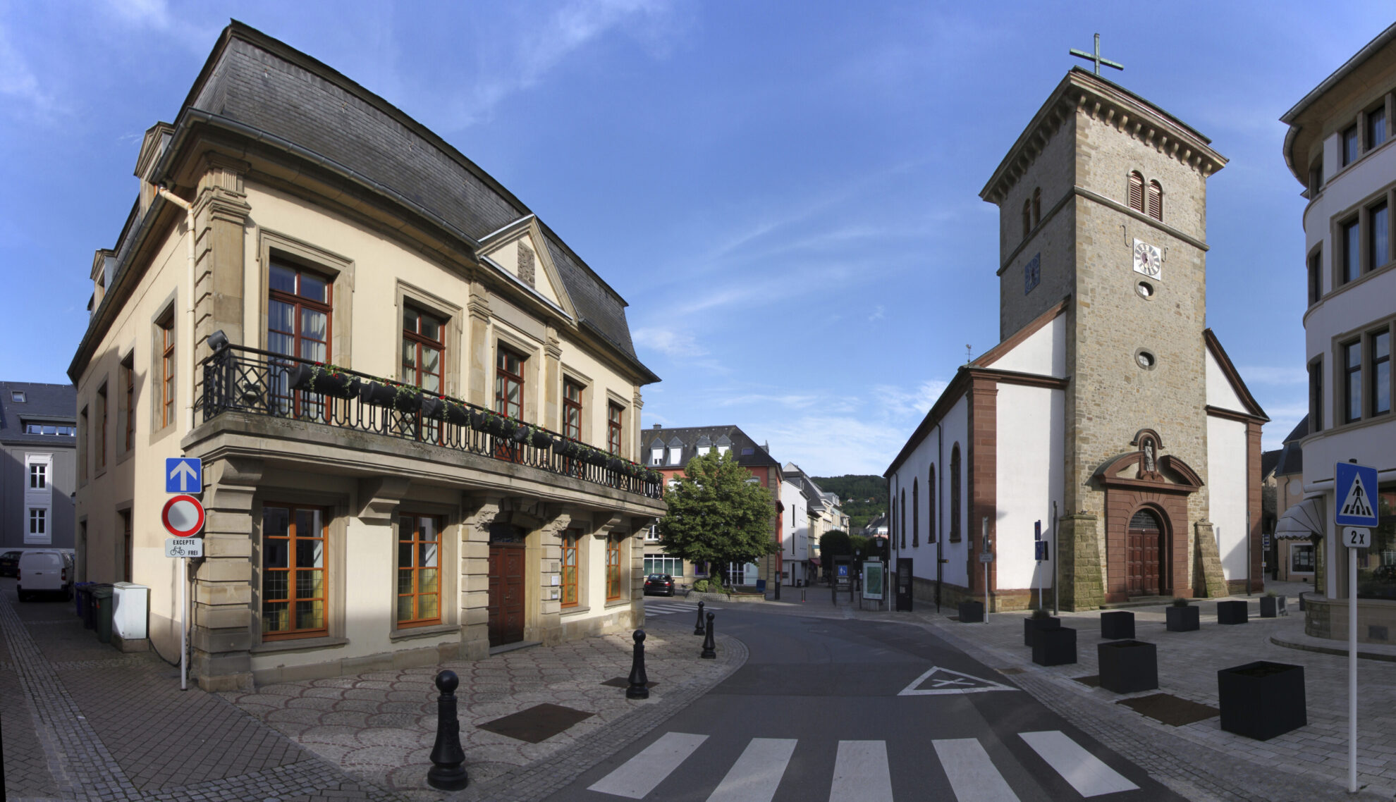 Rathaus in Grevenmacher, Luxemburg