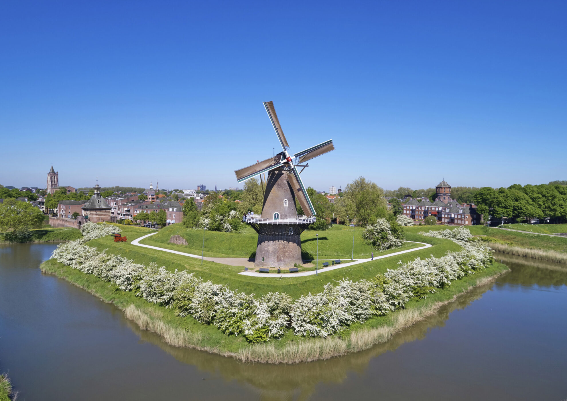 Windmuehle in Gorinchem, Niederlande