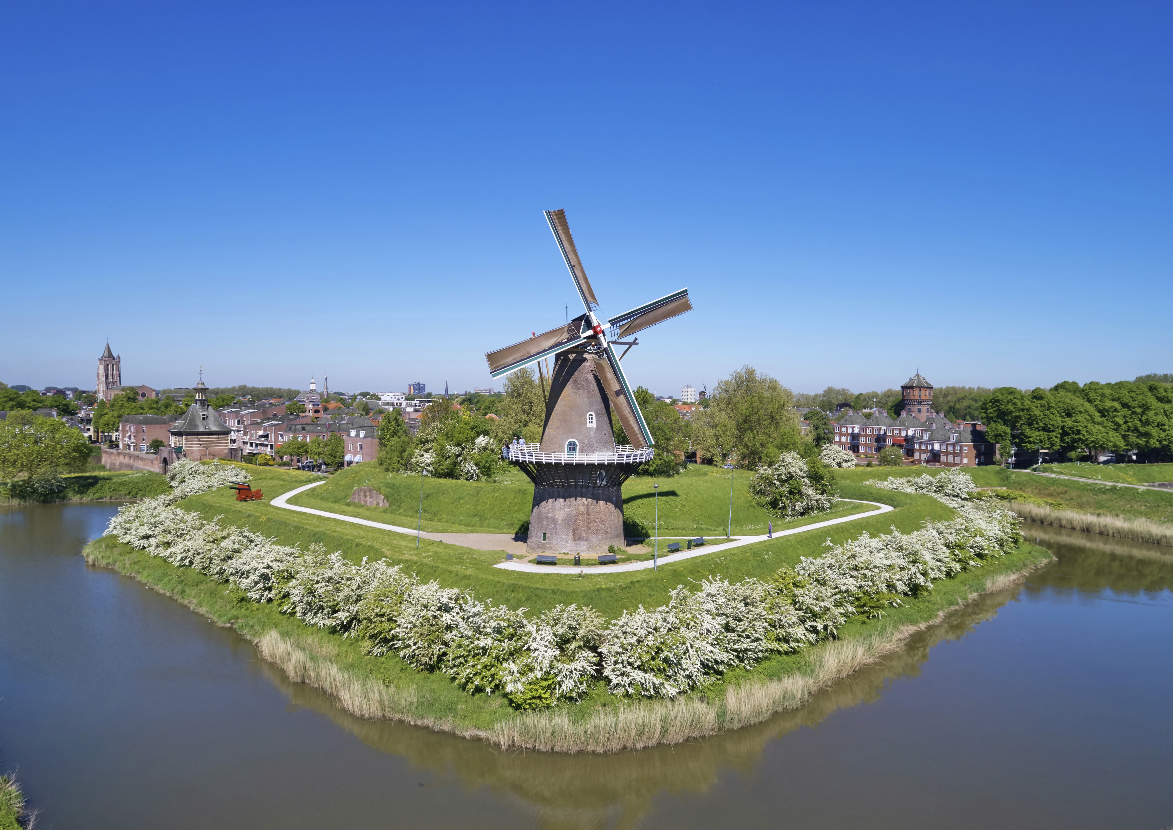 Windmuehle in Gorinchem, Niederlande