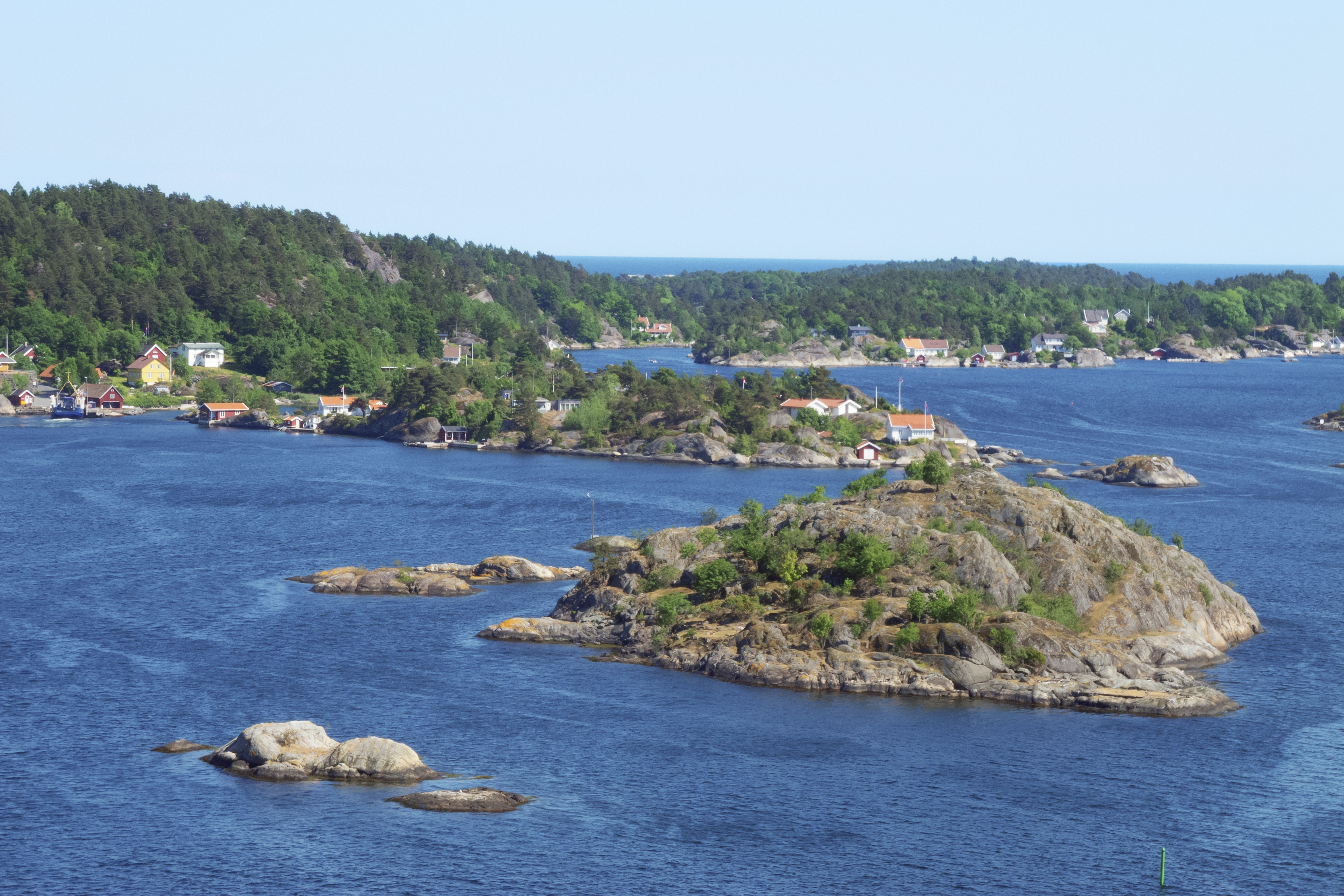 Schärenladschaft vor Kragerø, Norwegen