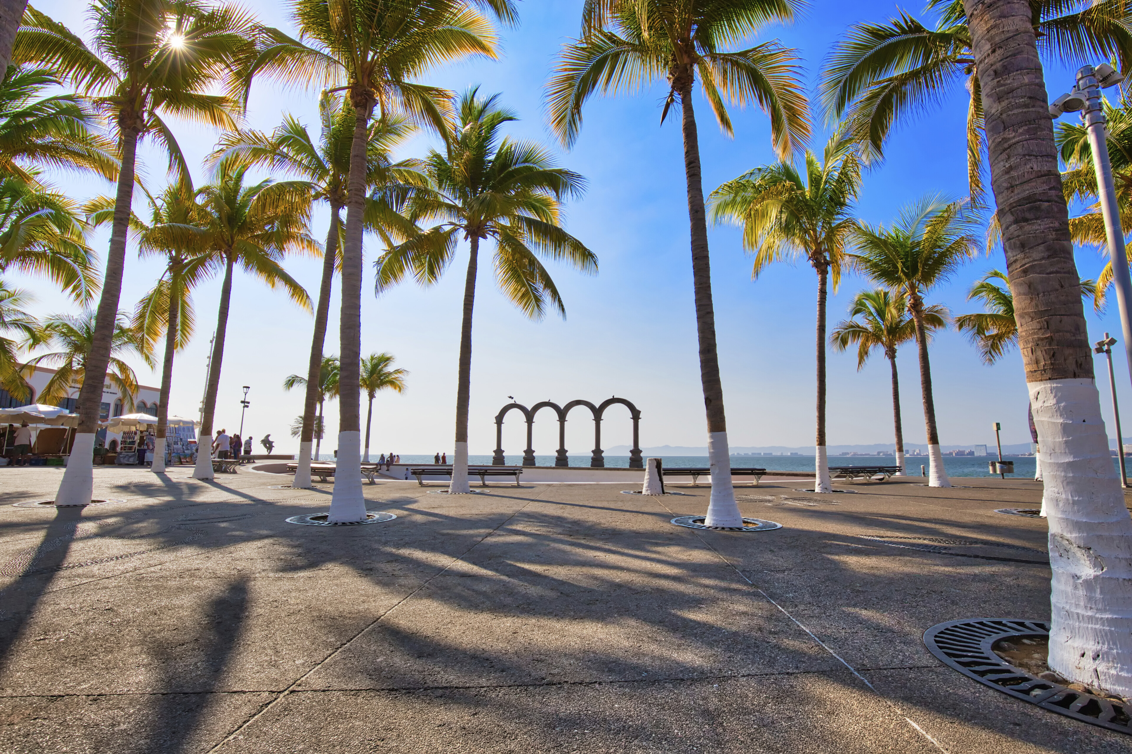 Strandpromenade von Puerto Vallarta, Mexiko