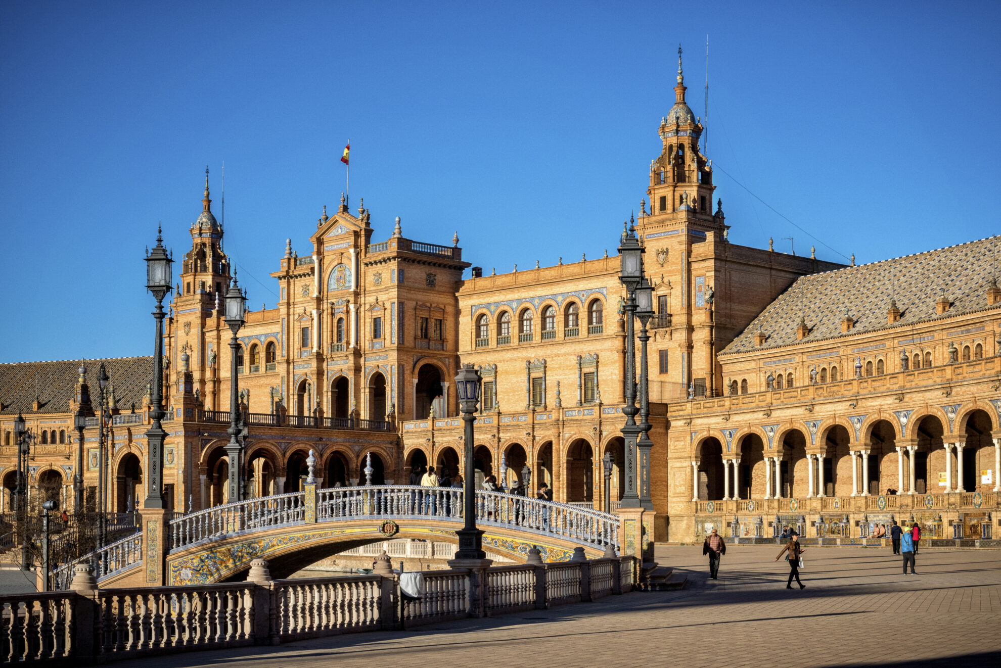 Plaza de Espana in Sevilla, Spanien