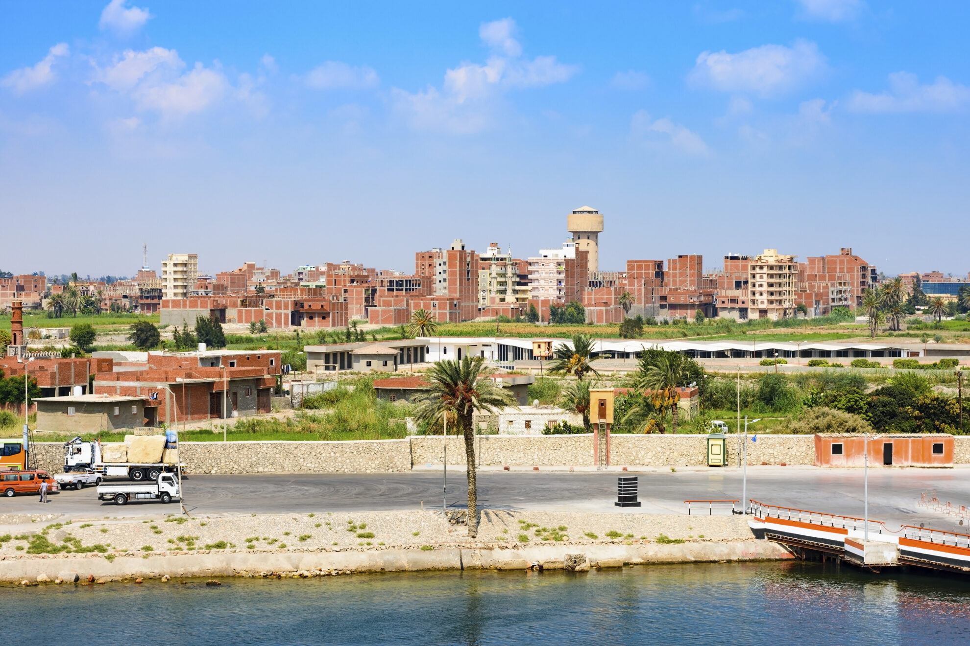 Hafenstadt Port Said, Ägypten