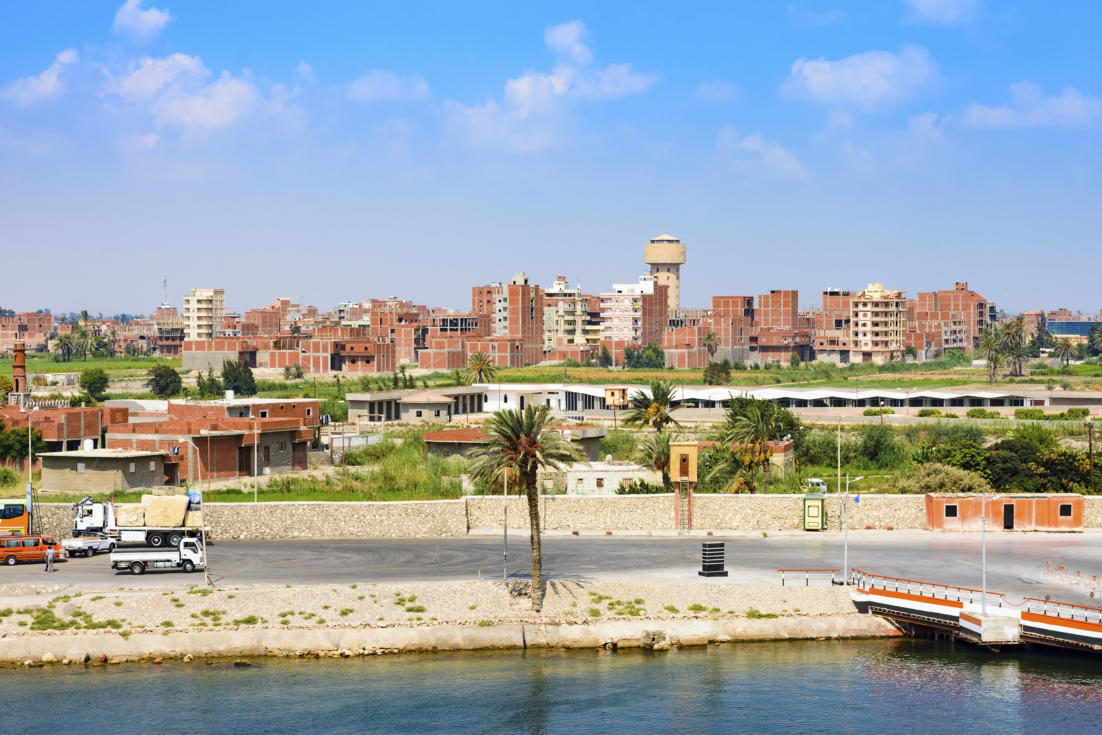 Hafenstadt Port Said, Ägypten