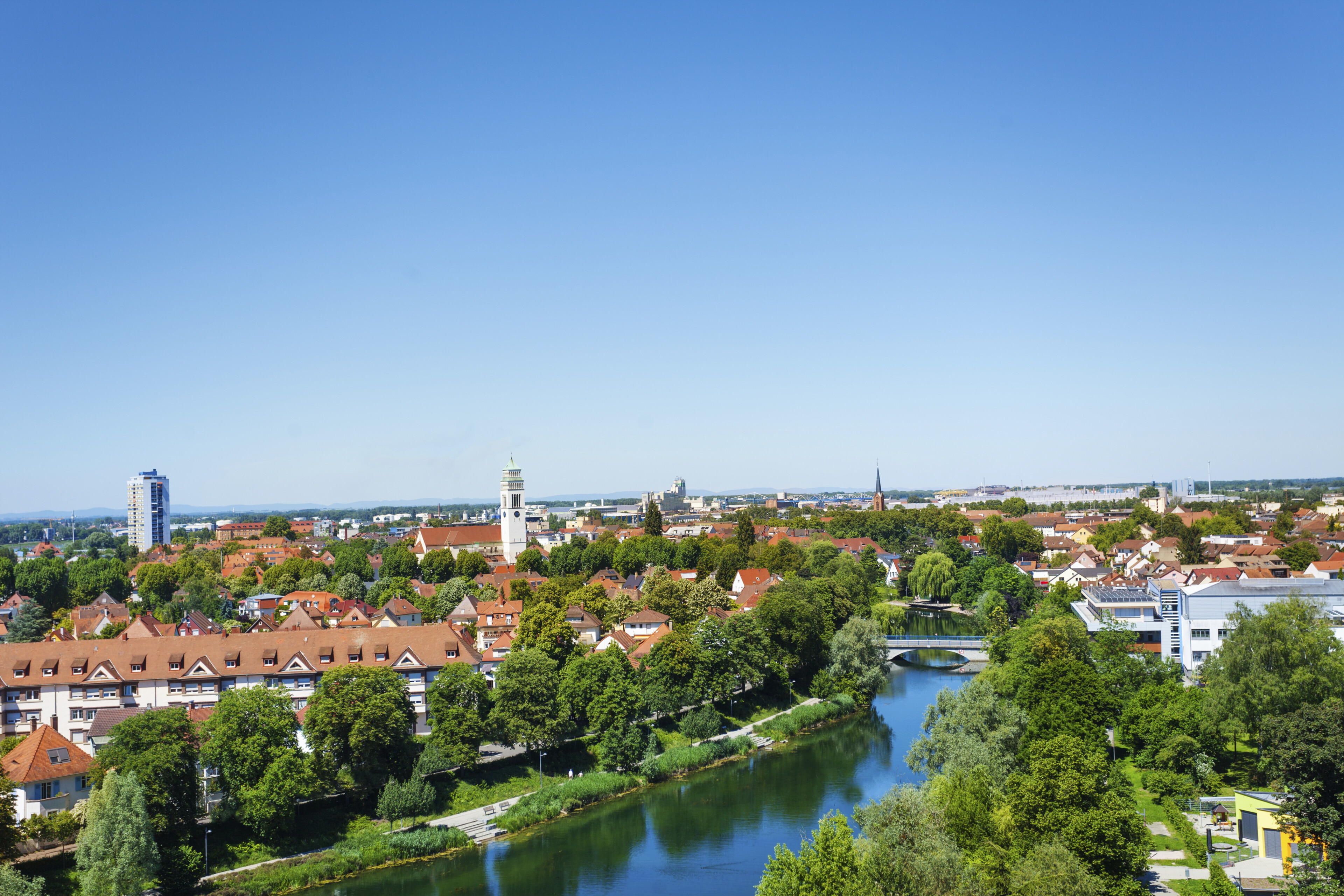 Panorama Kehl, Deutschland