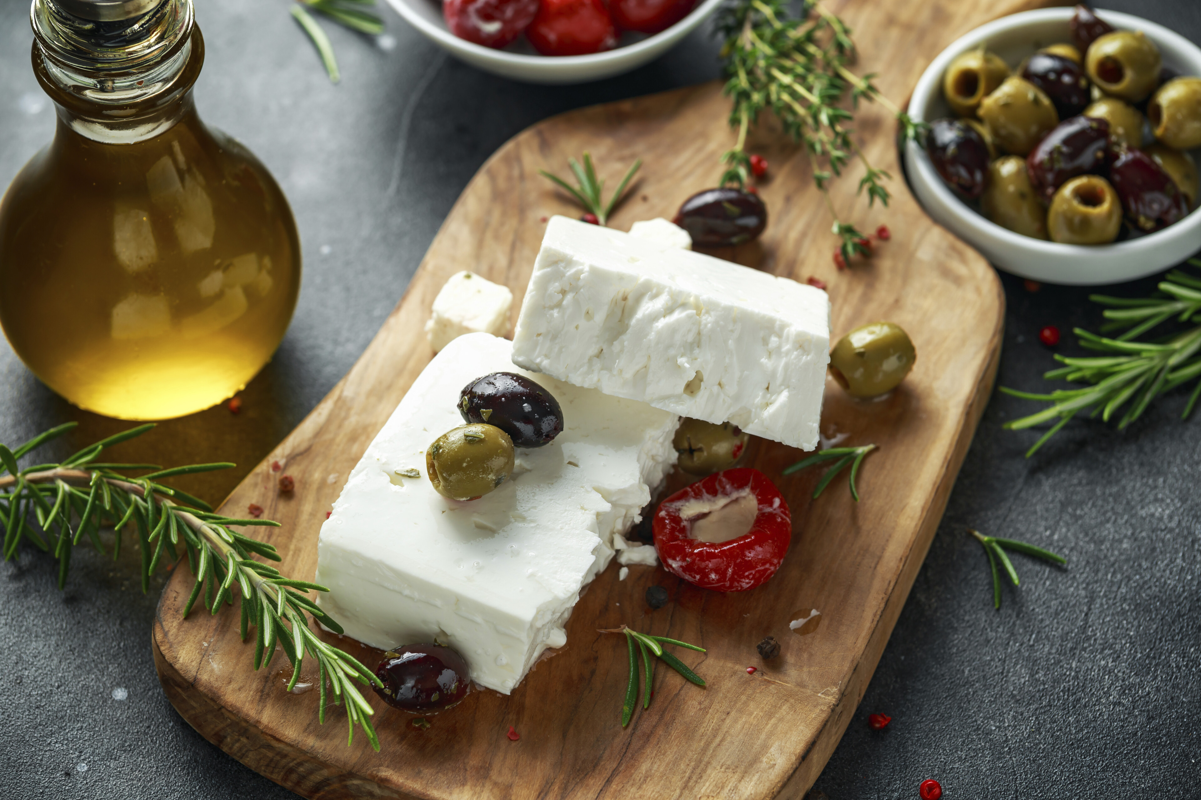 Feta und Oliven, Griechenland