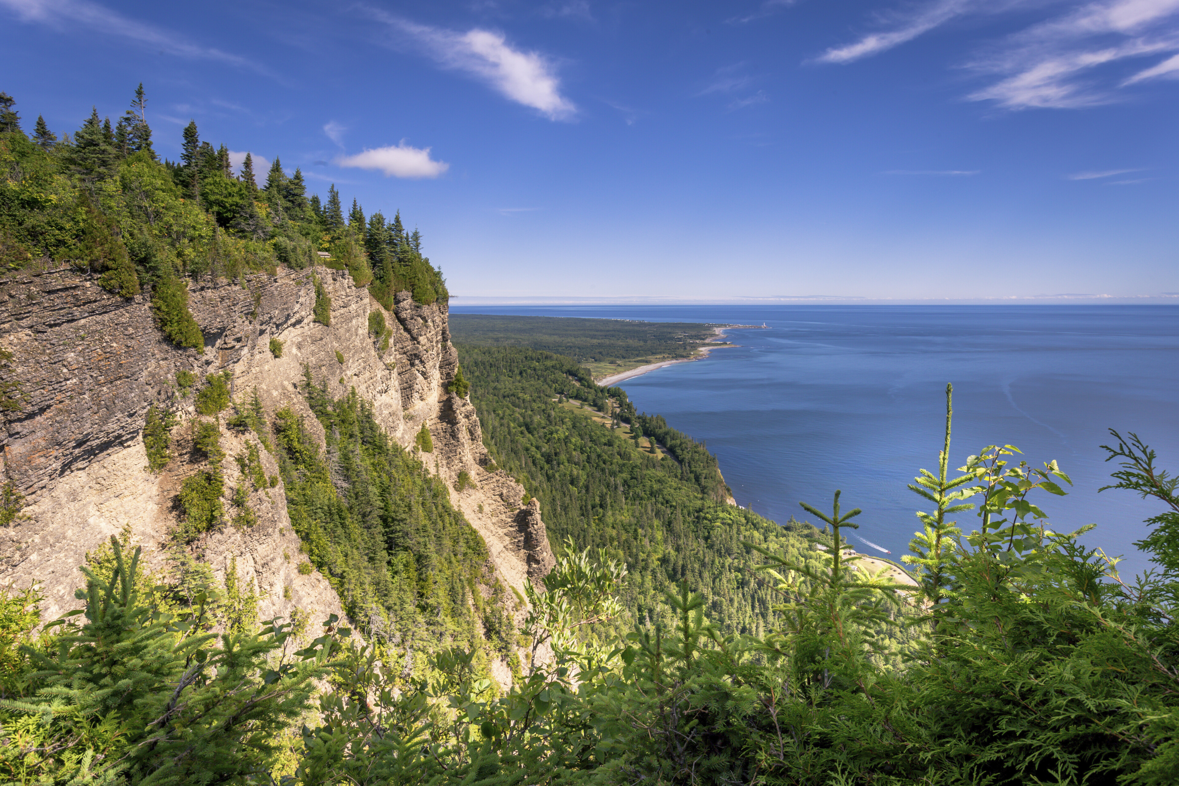 Forillon Nationalpark an der Küste von Quebec, Kanada