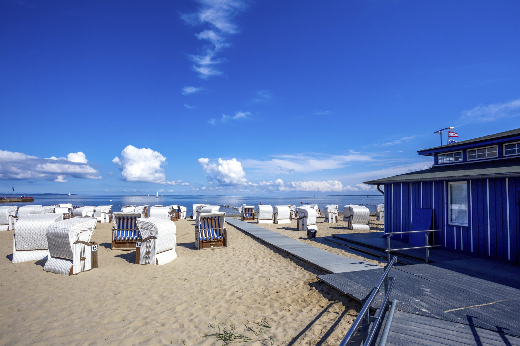 Strand in Ueckermünde, Deutschland