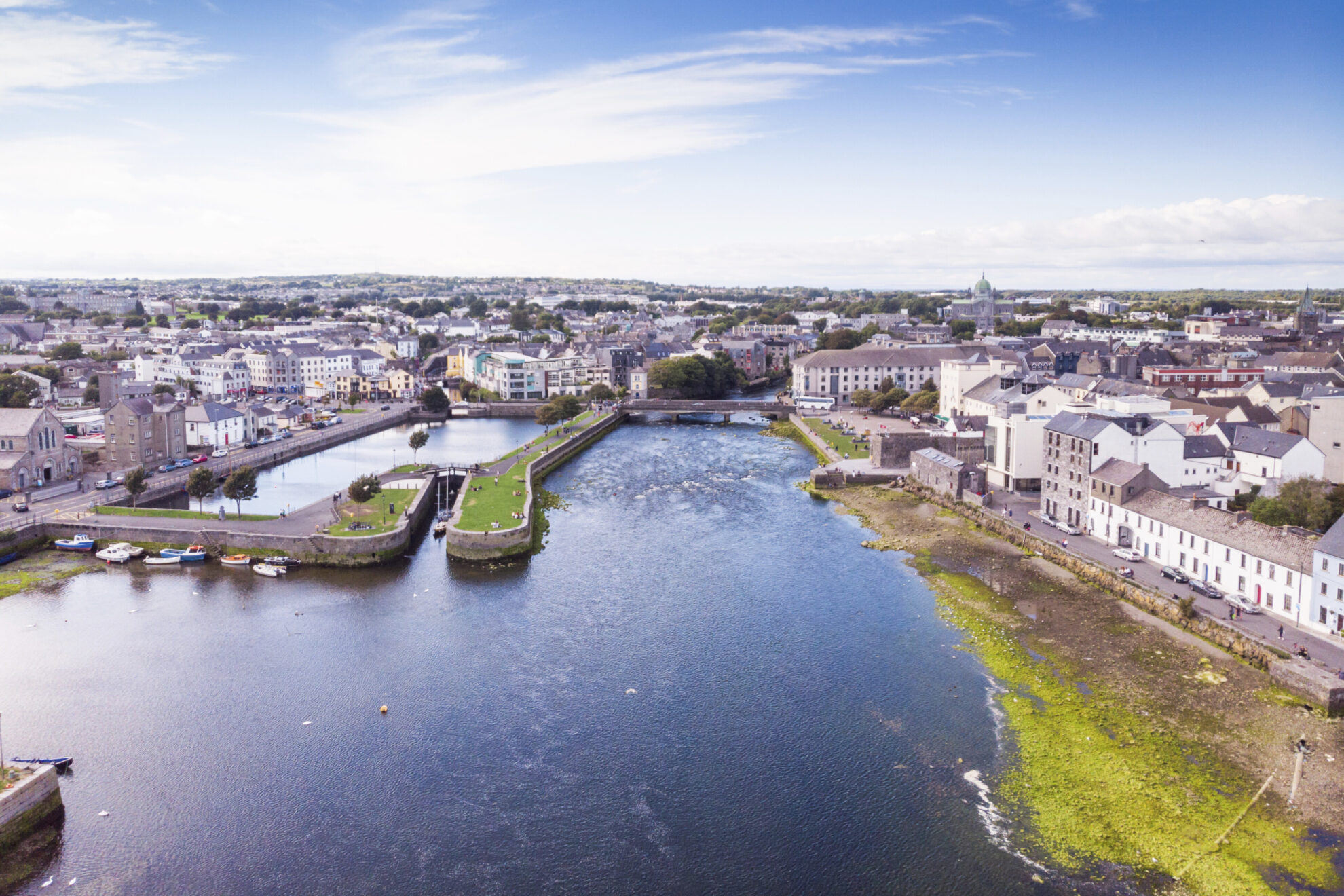 Luftansicht von Galway, Irland