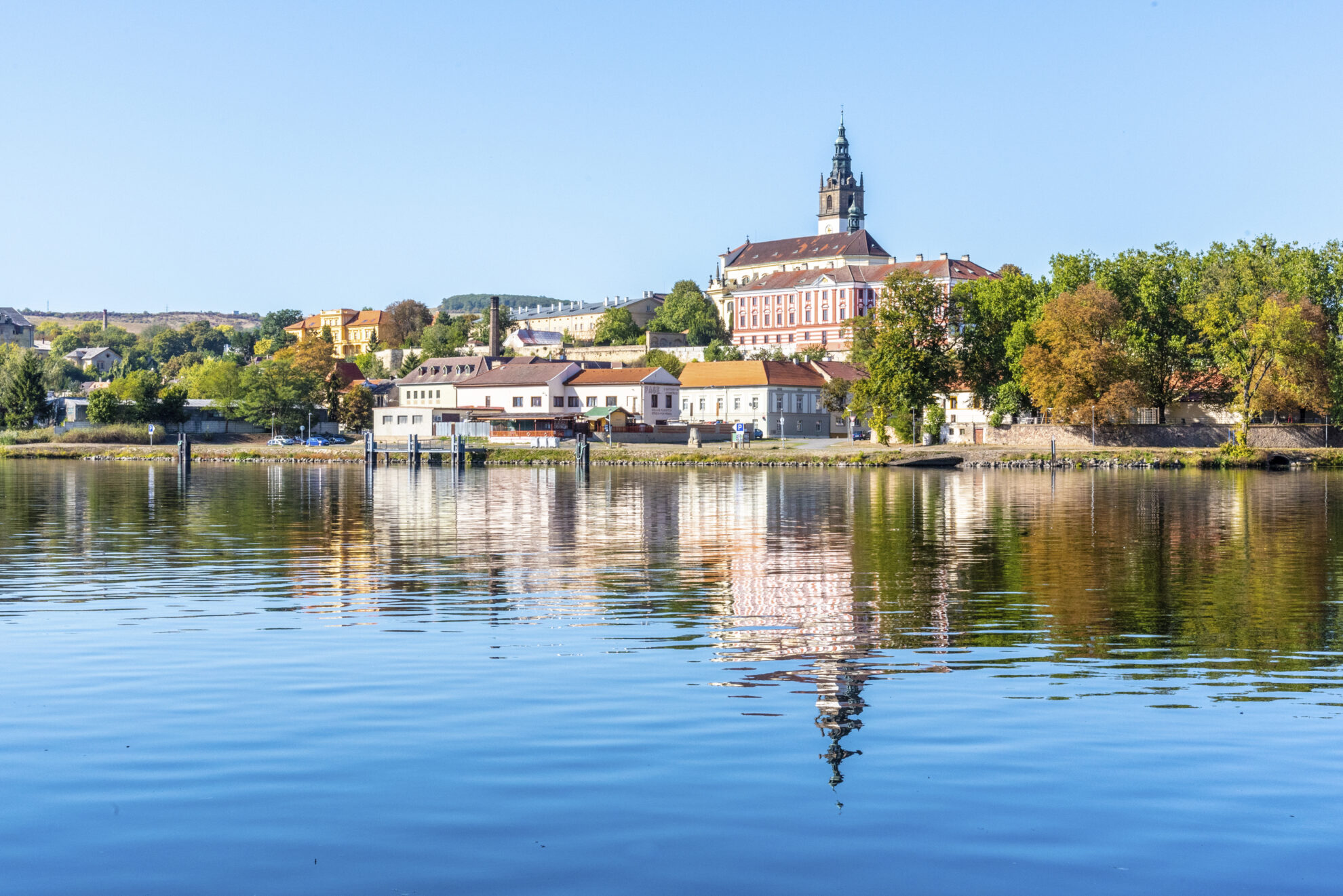 Ufer von Leitmeritz, Tschechien