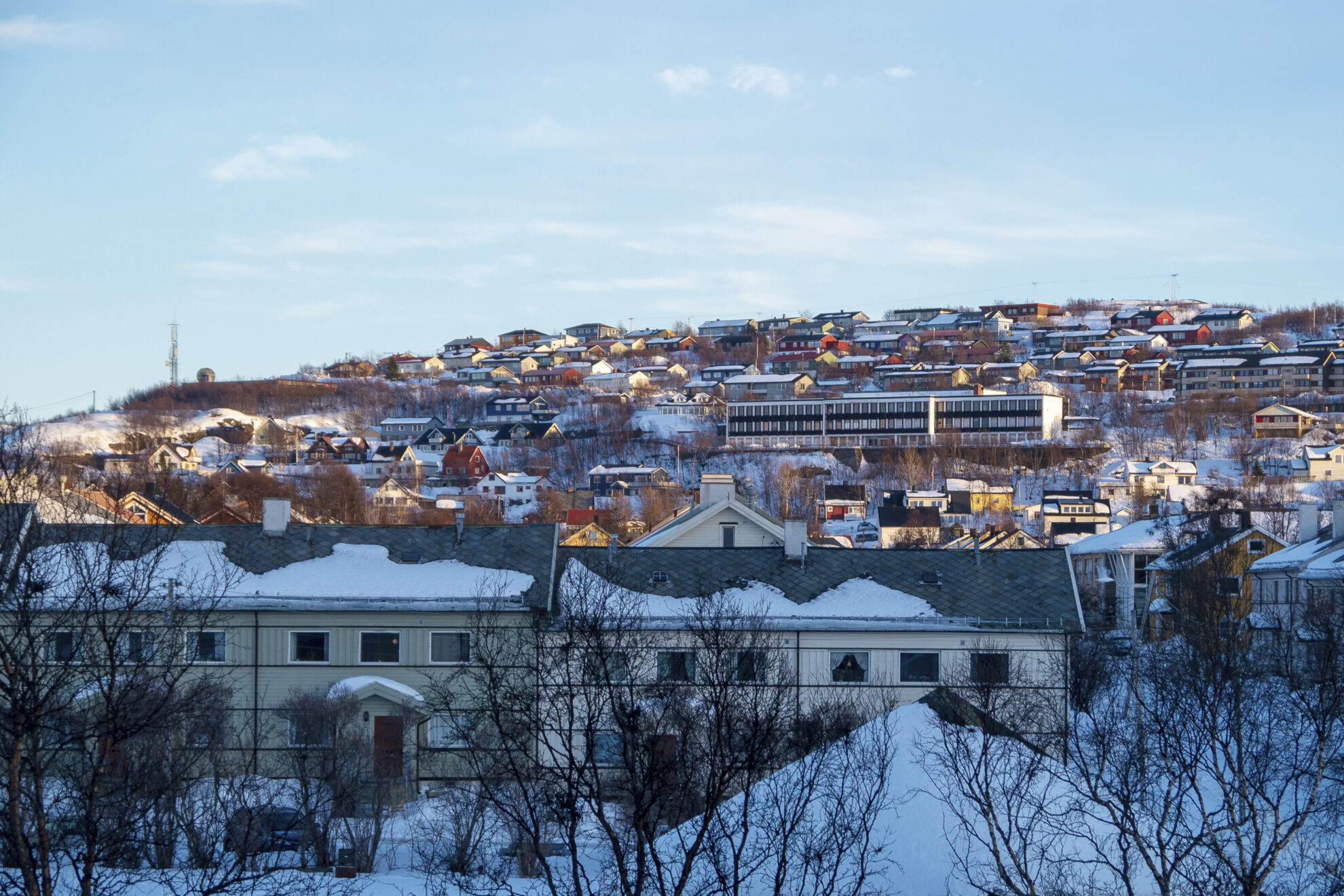 Skyline von Kirkenes, Norwegen