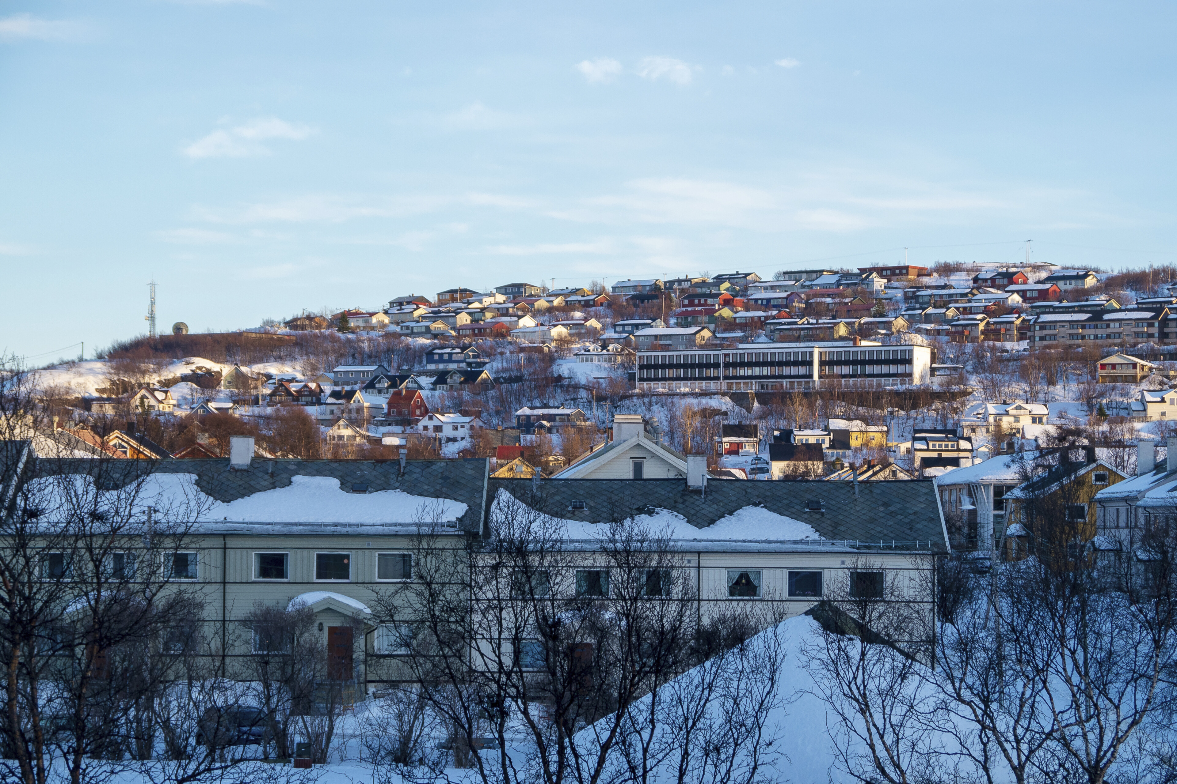 Skyline von Kirkenes, Norwegen