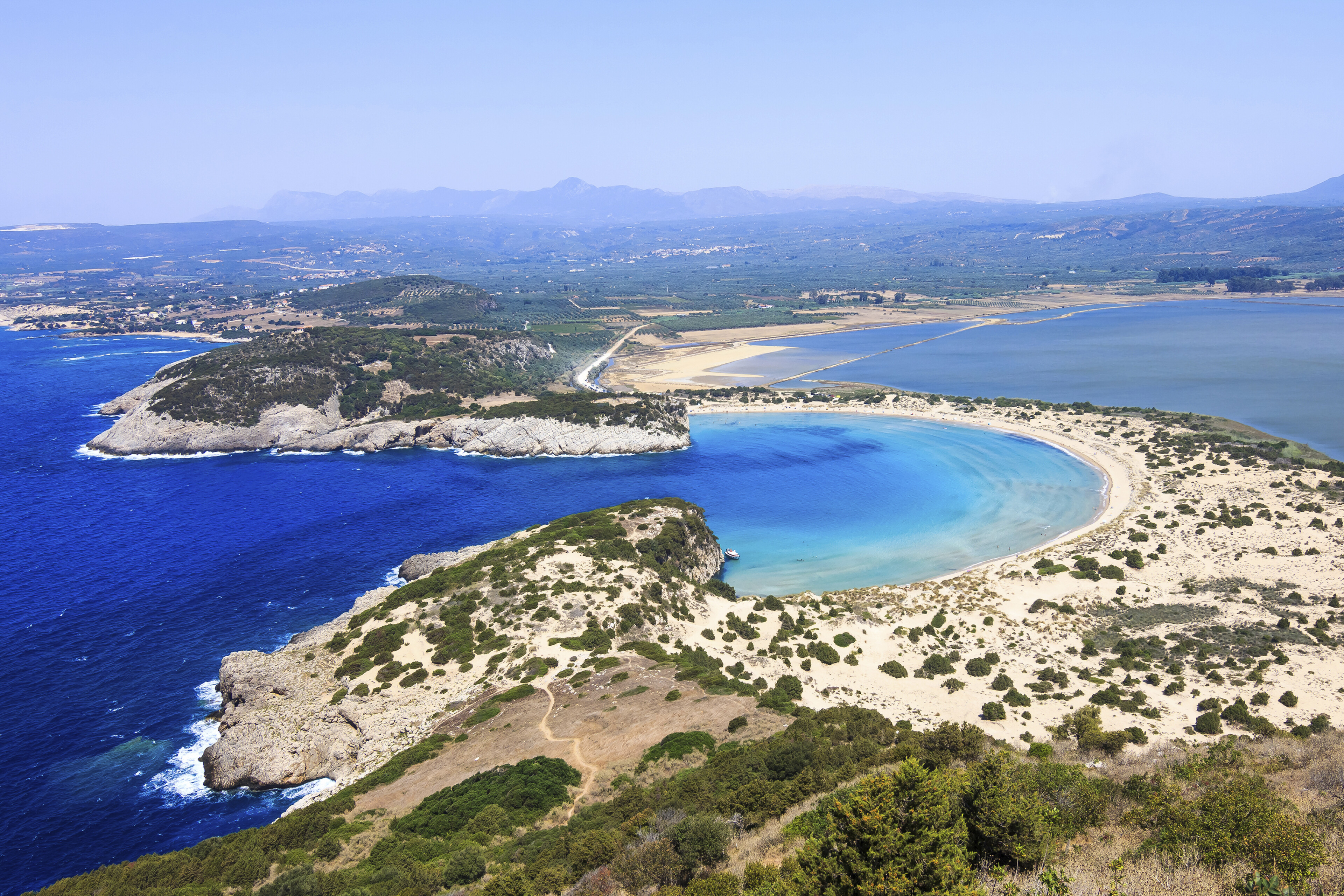 Küste von Pylos, Griechenland