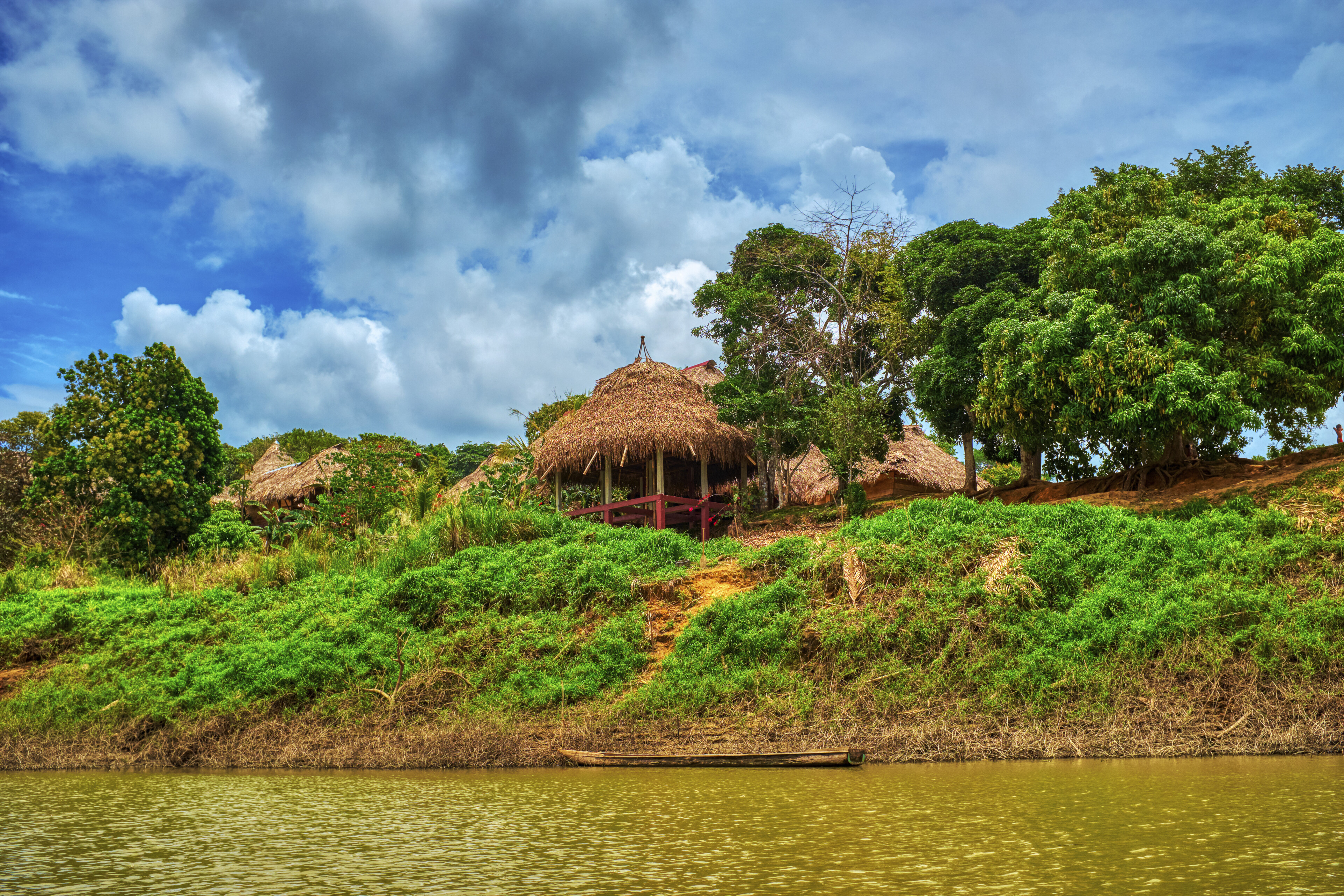 Fort Amador, Embera Indianer Dorf