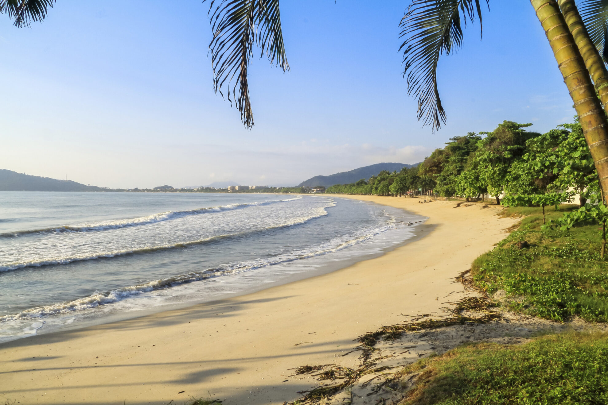 Ubatuba Strand, Brasilien