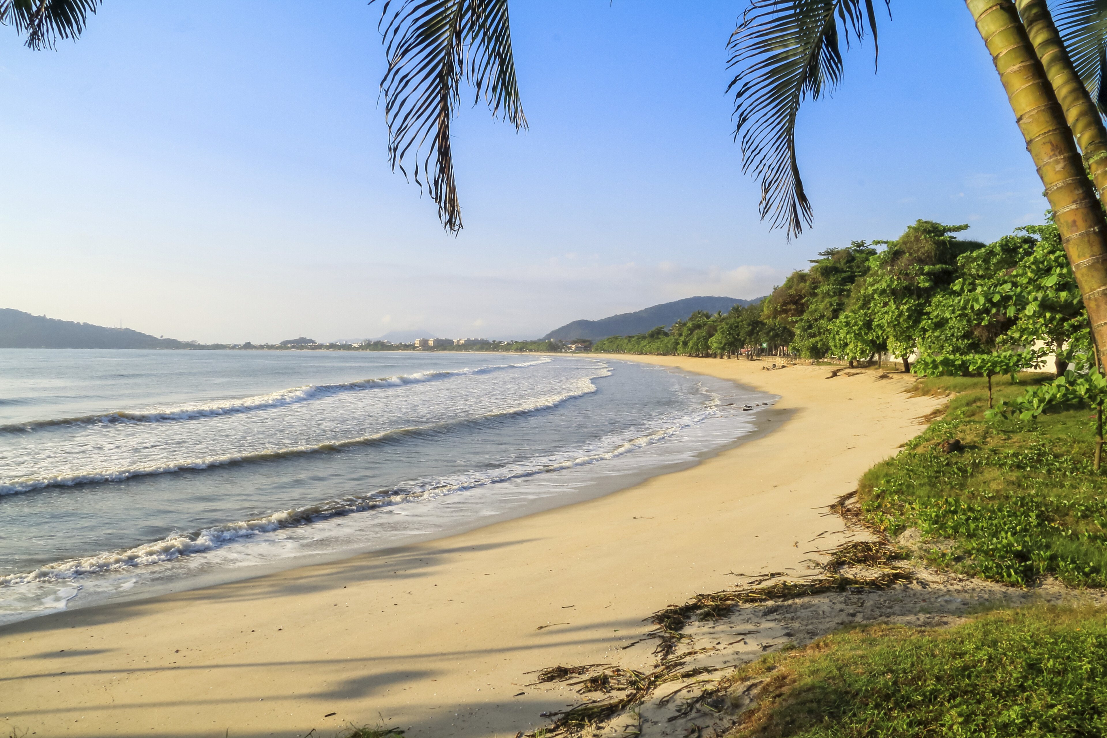 Ubatuba Strand, Brasilien