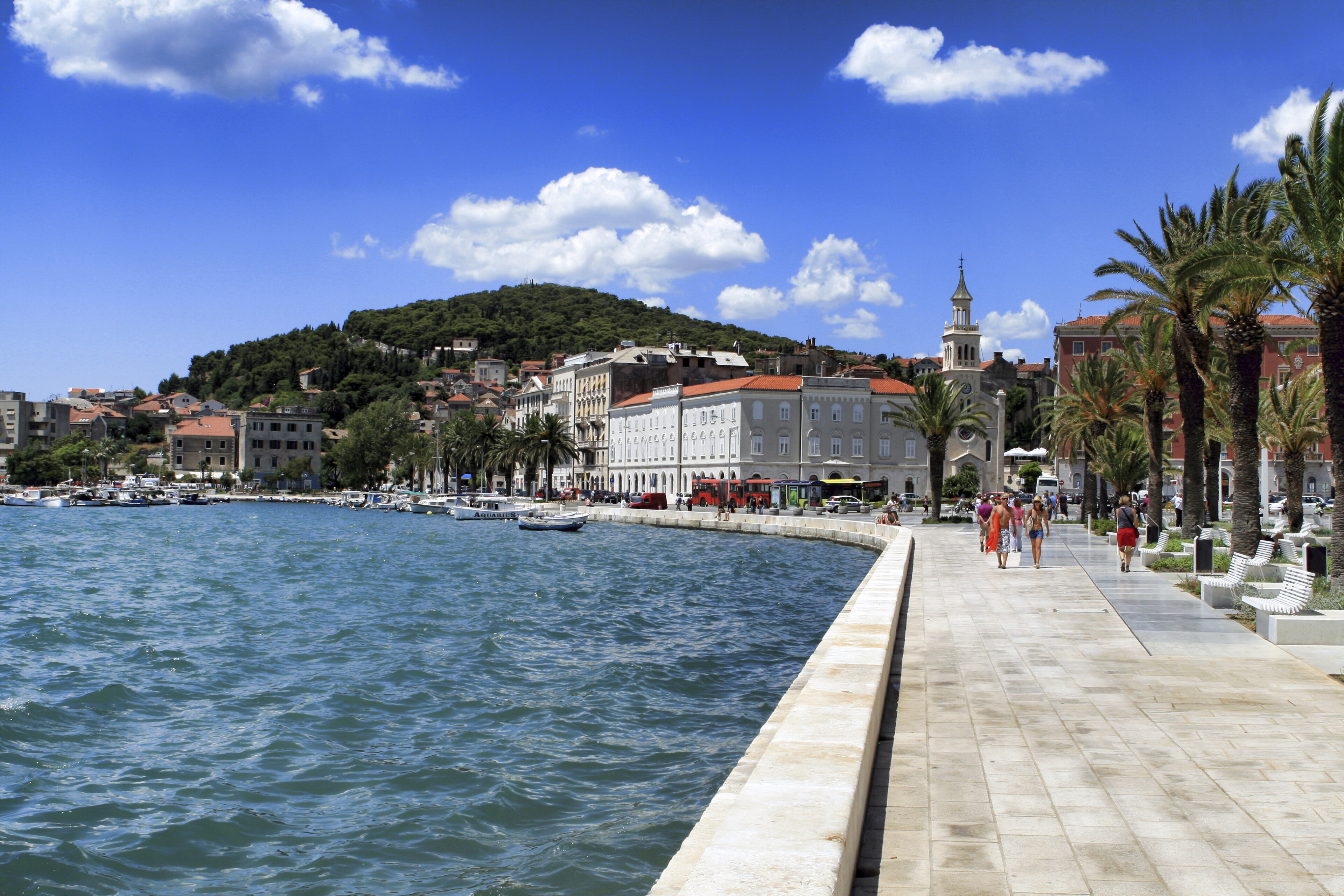Promenade von Split, Kroatien