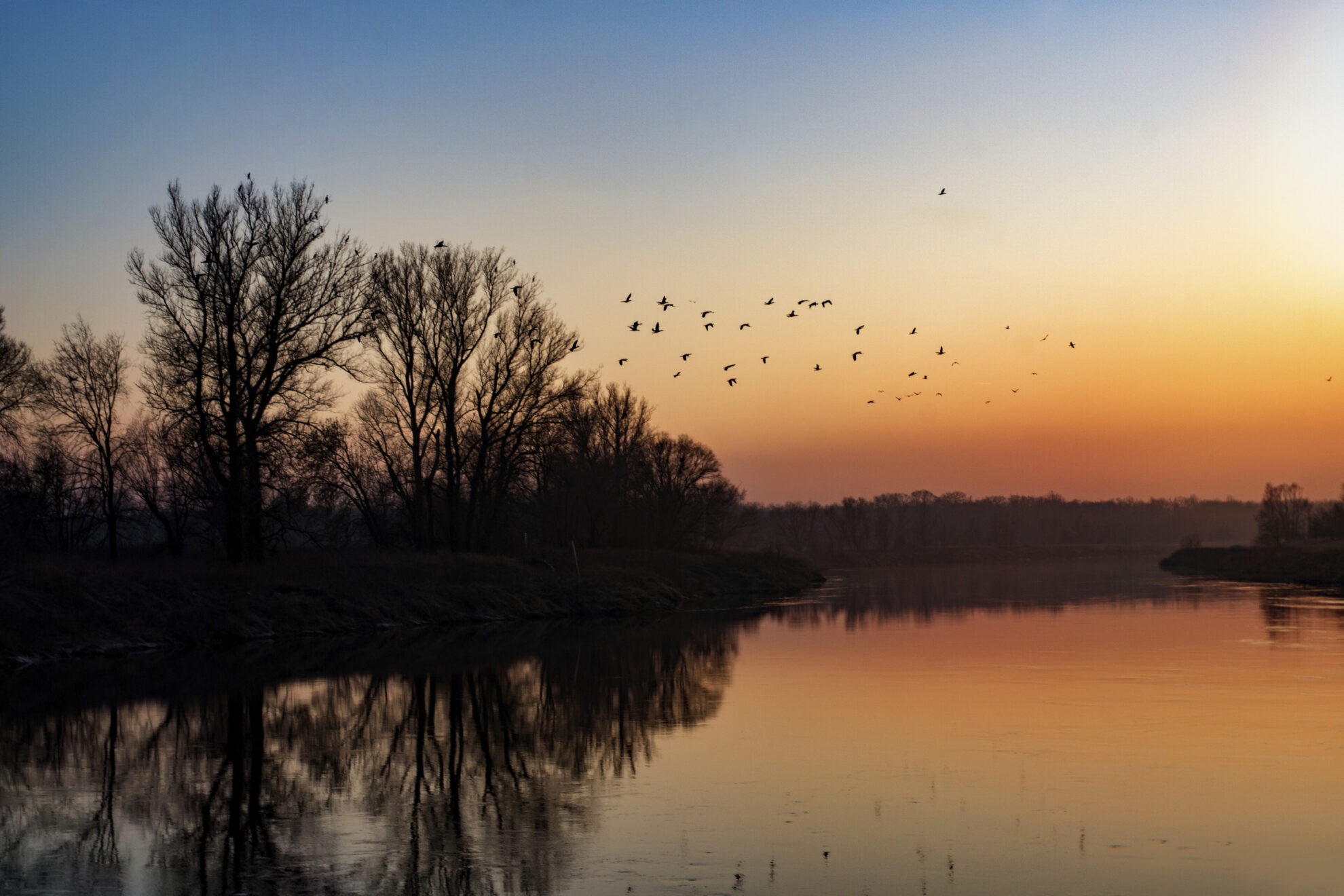 Fluss Odra, Polen