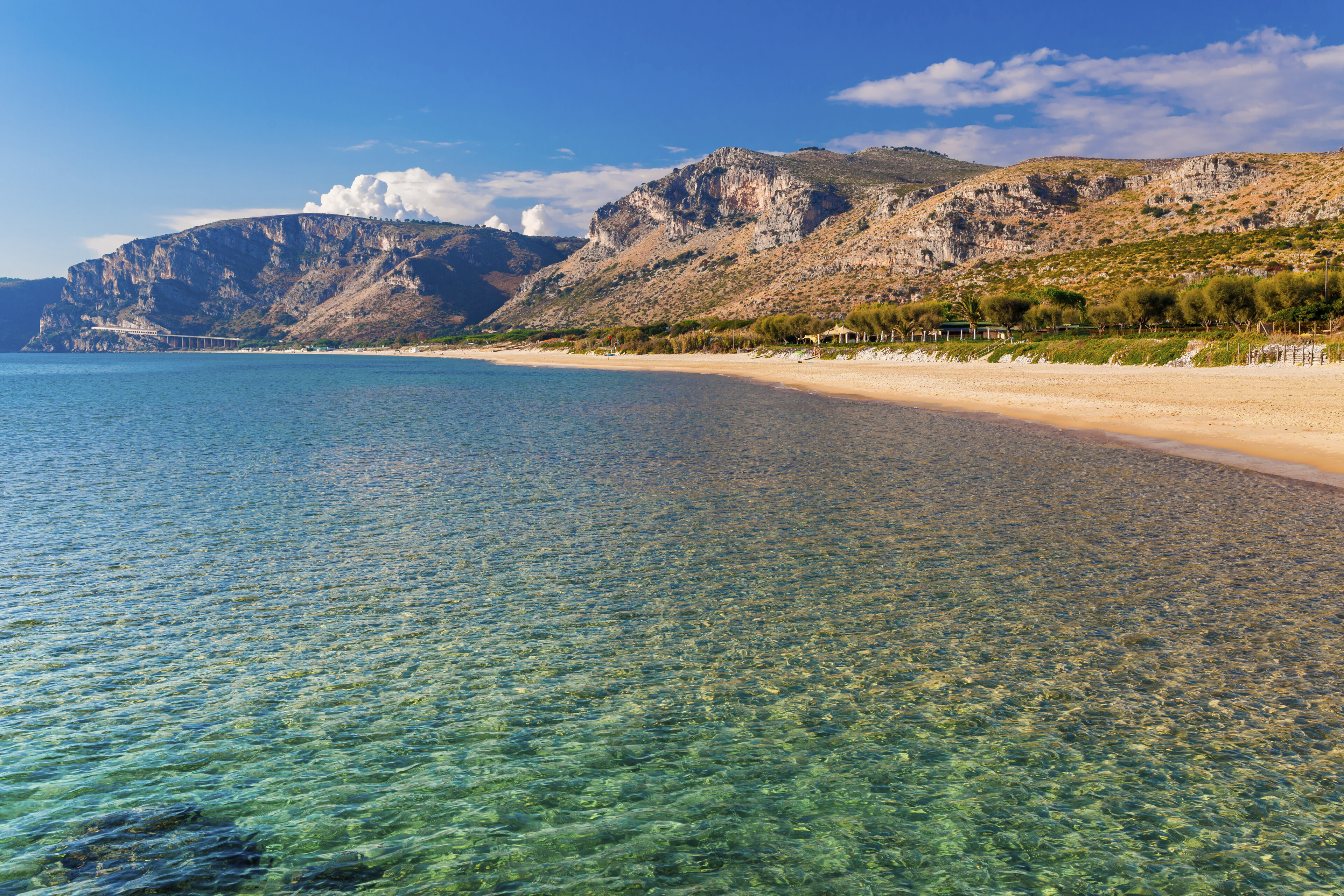 Strand von Gaeta, Italien