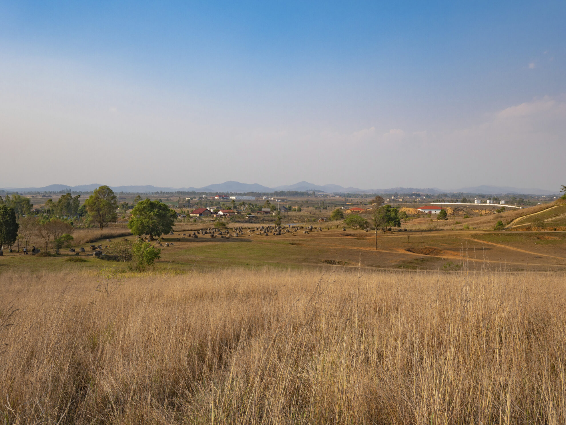 Aussicht auf die Stadt Phonsavanh, Laos