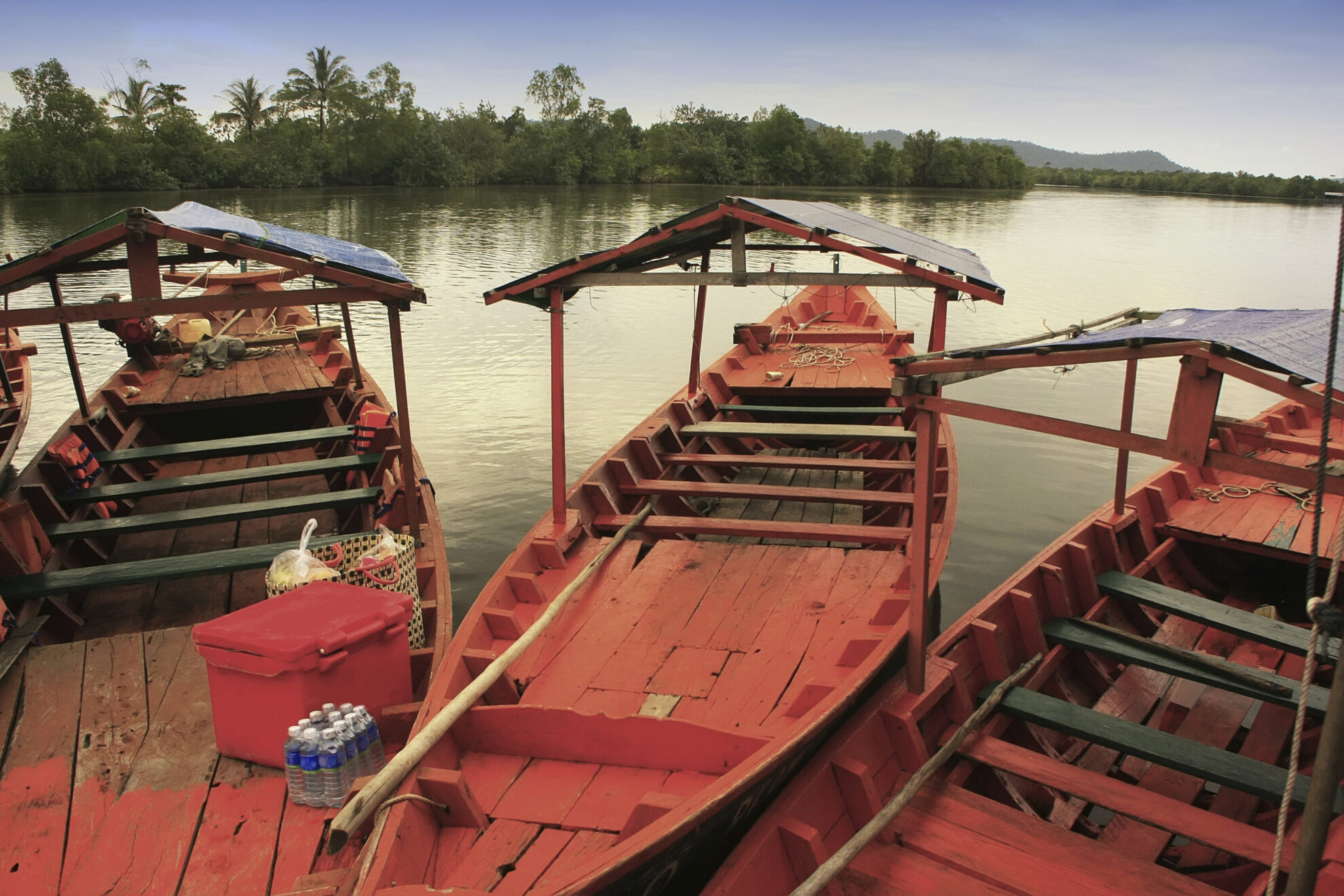 Auf dem Mekong
