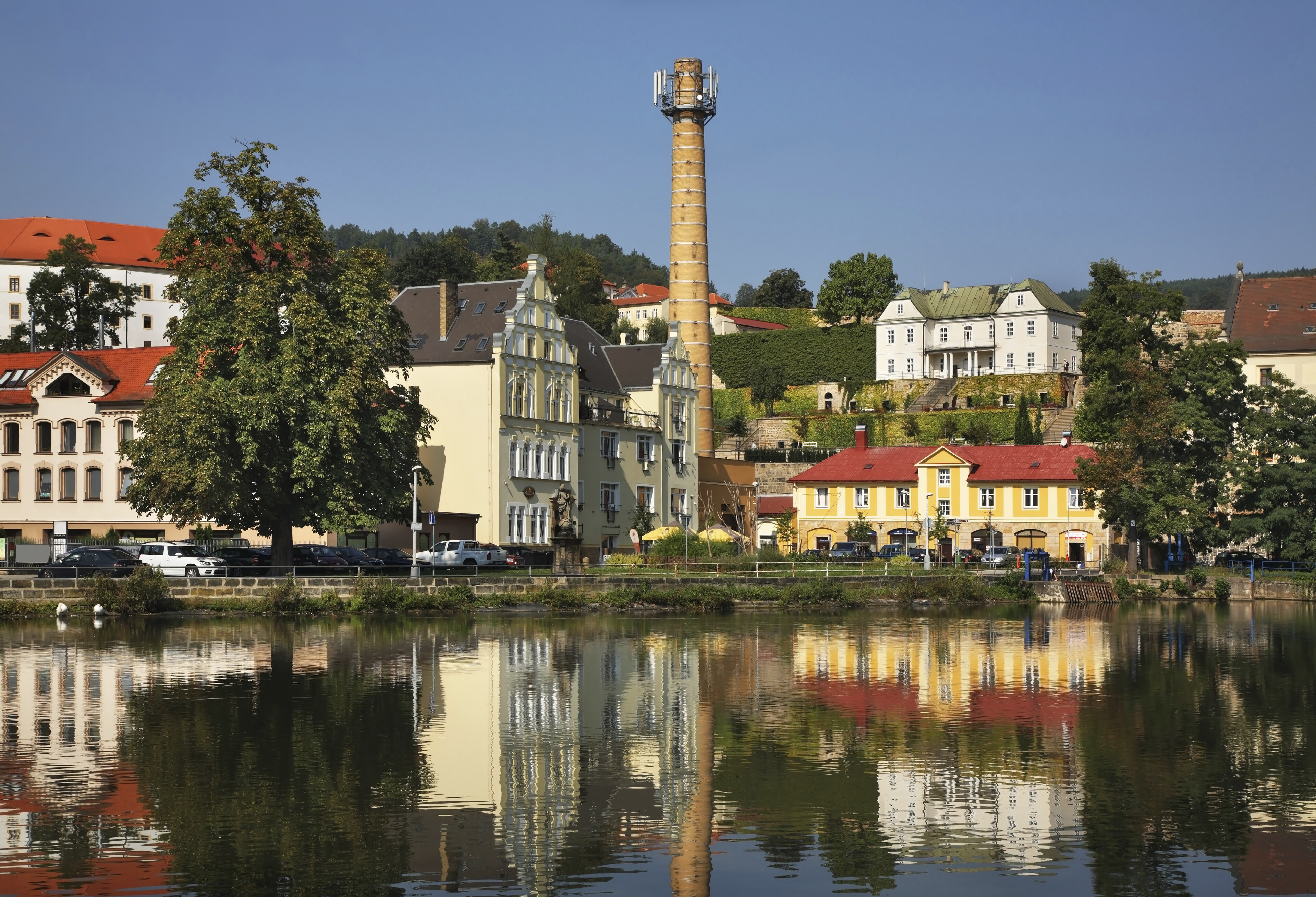 Ufer von Tetschen, Tschechien