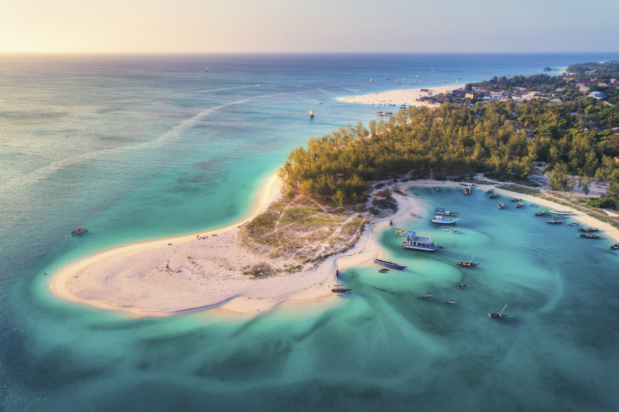 Bucht in Sansibar, Tansania